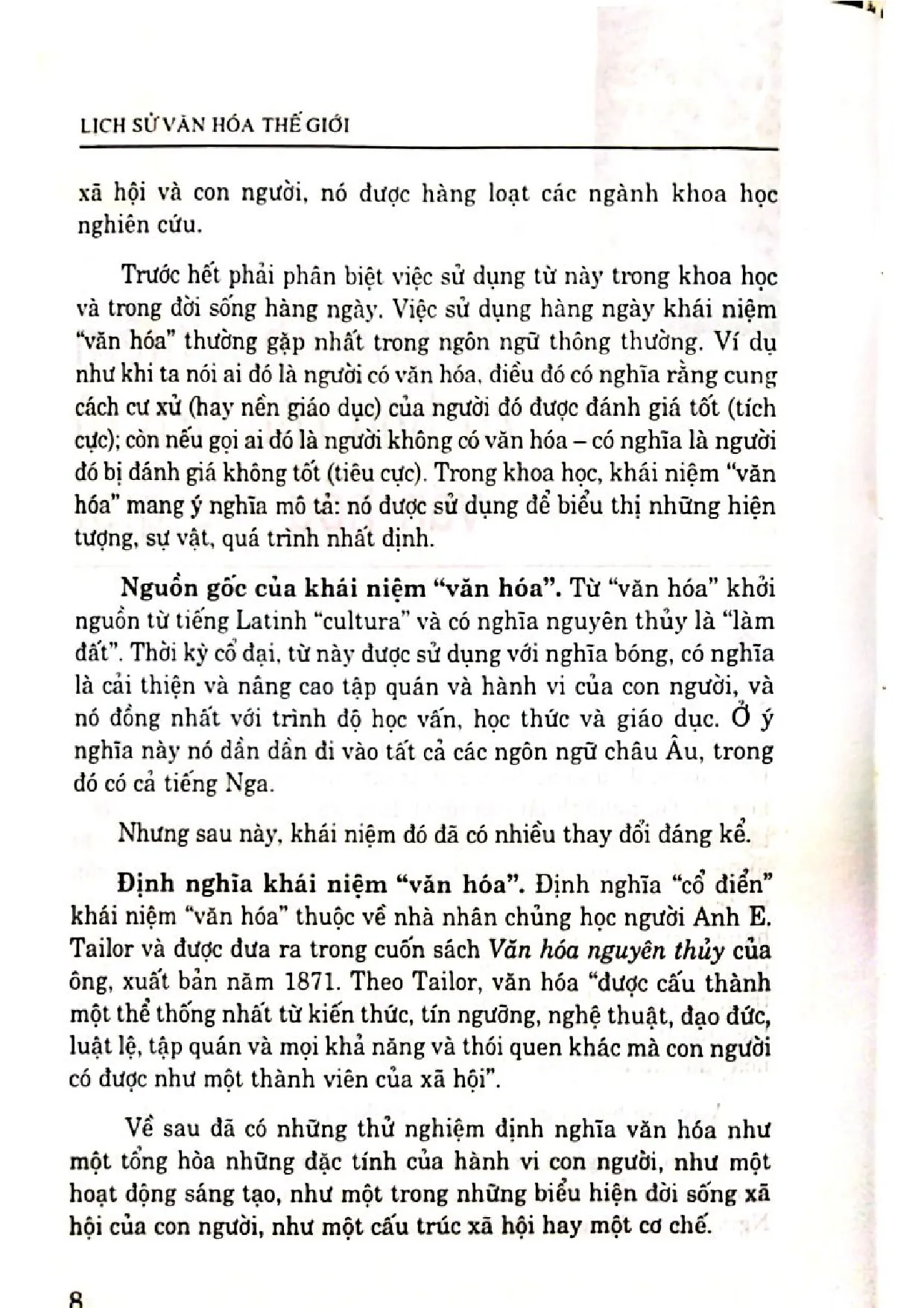 Nội dung mục lục và hình ảnh sách Lịch sử văn hóa thế giới - Trang 5