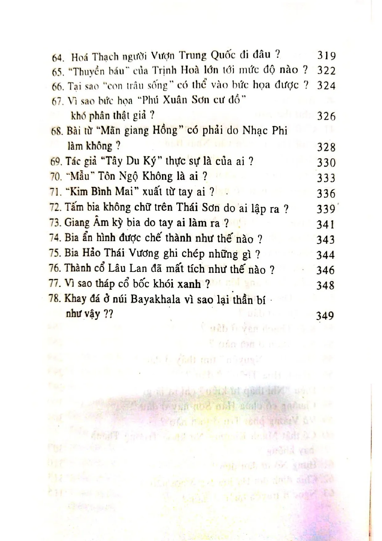 Nội dung mục lục và hình ảnh sách Bí ẩn về văn hóa và nhân vật lịch sử - Trang 6