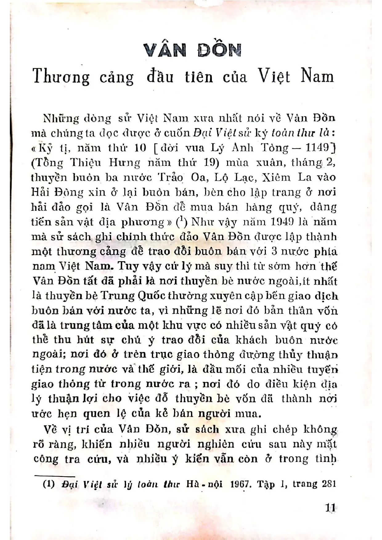 Nội dung mục lục và hình ảnh sách Tìm lại dấu vết Vân Đồn lịch sử - Trang 5