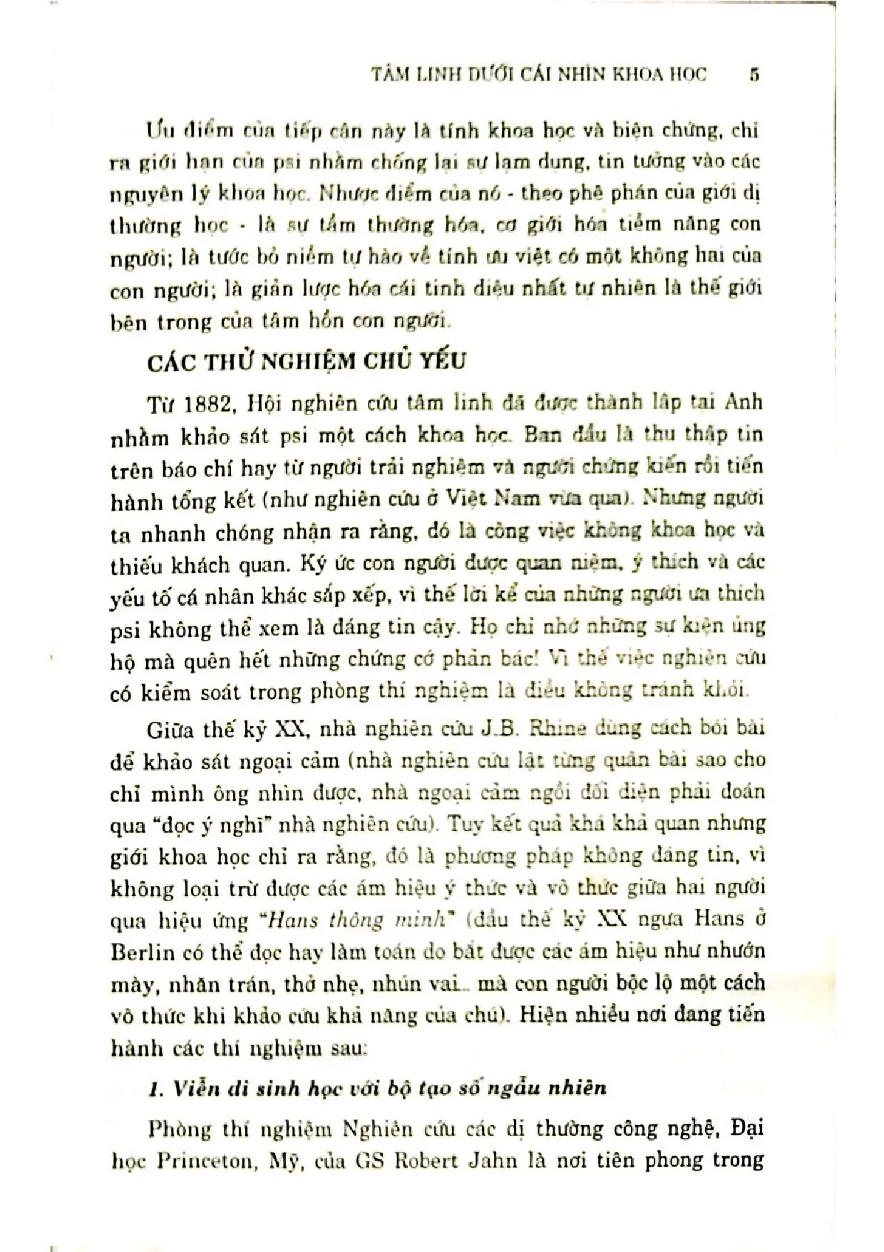 Nội dung trang phụ bản giới thiệu sách Lý giải những hiện tượng dị thường khoa học tâm linh
