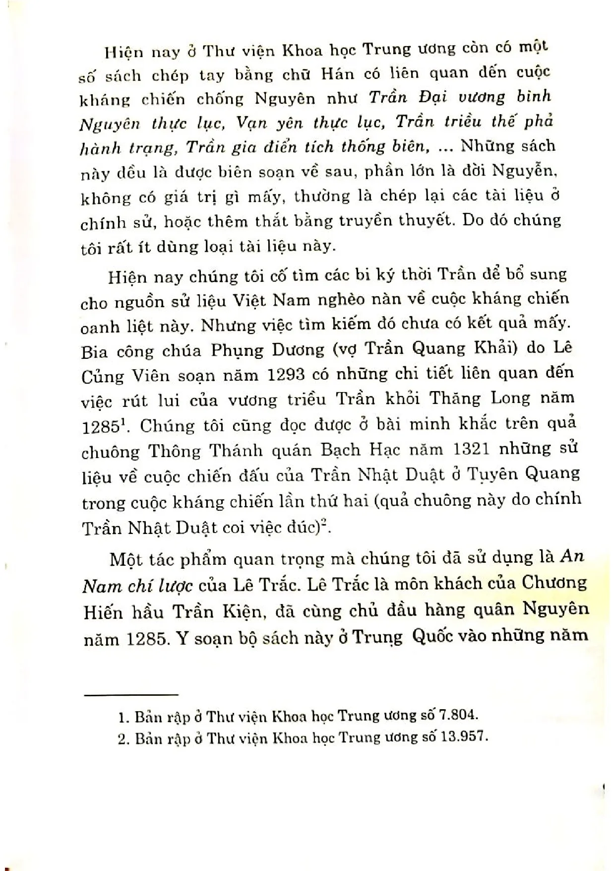 Nội dung mục lục và hình ảnh sách Cuộc kháng chiến chống quân xâm lược Nguyên Mông thế kỷ III - Trang 5