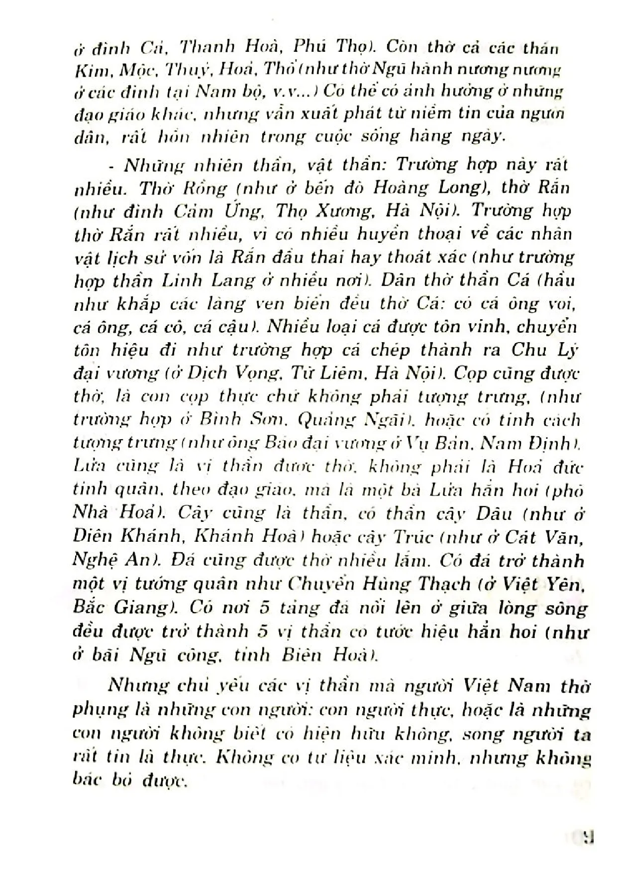 Nội dung trang phụ bản giới thiệu sách Linh thần Việt Nam