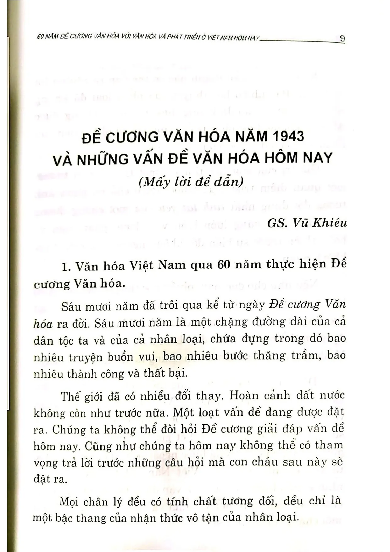 Nội dung mục lục và hình ảnh sách 60 năm đề cương văn hóa với văn hóa và phát triển ở Việt Nam hôm nay - Trang 5