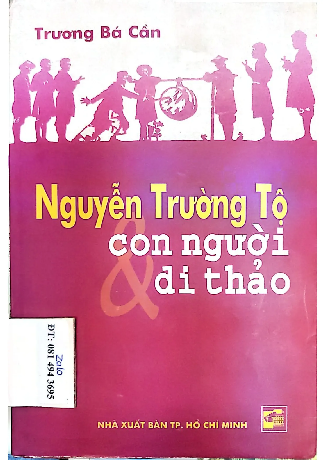 Ảnh bìa của Nguyễn Trường Tộ con người và di thảo