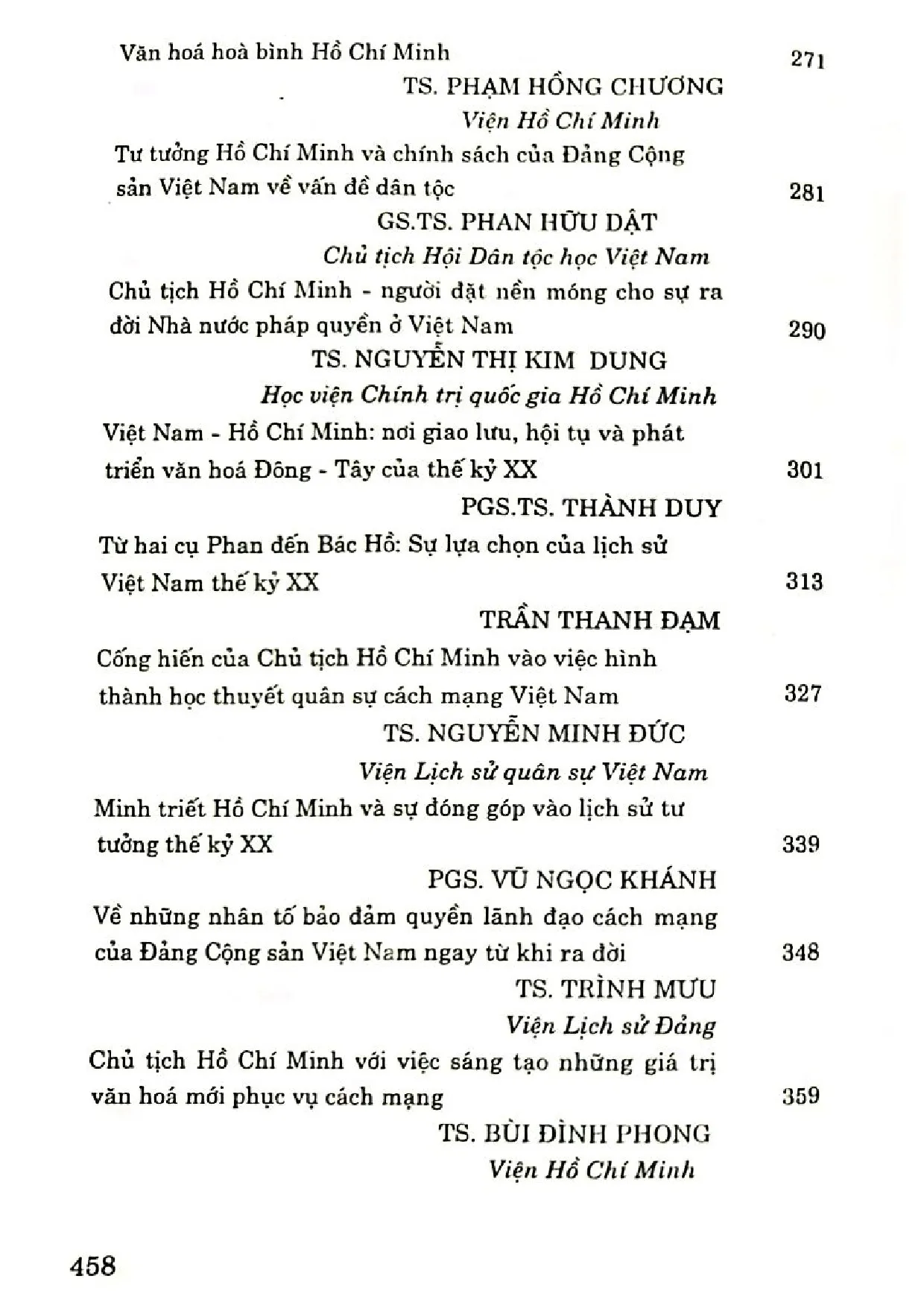 Mục lục chi tiết trang 1 sách Việt Nam trong thế kỷ XX tập 4