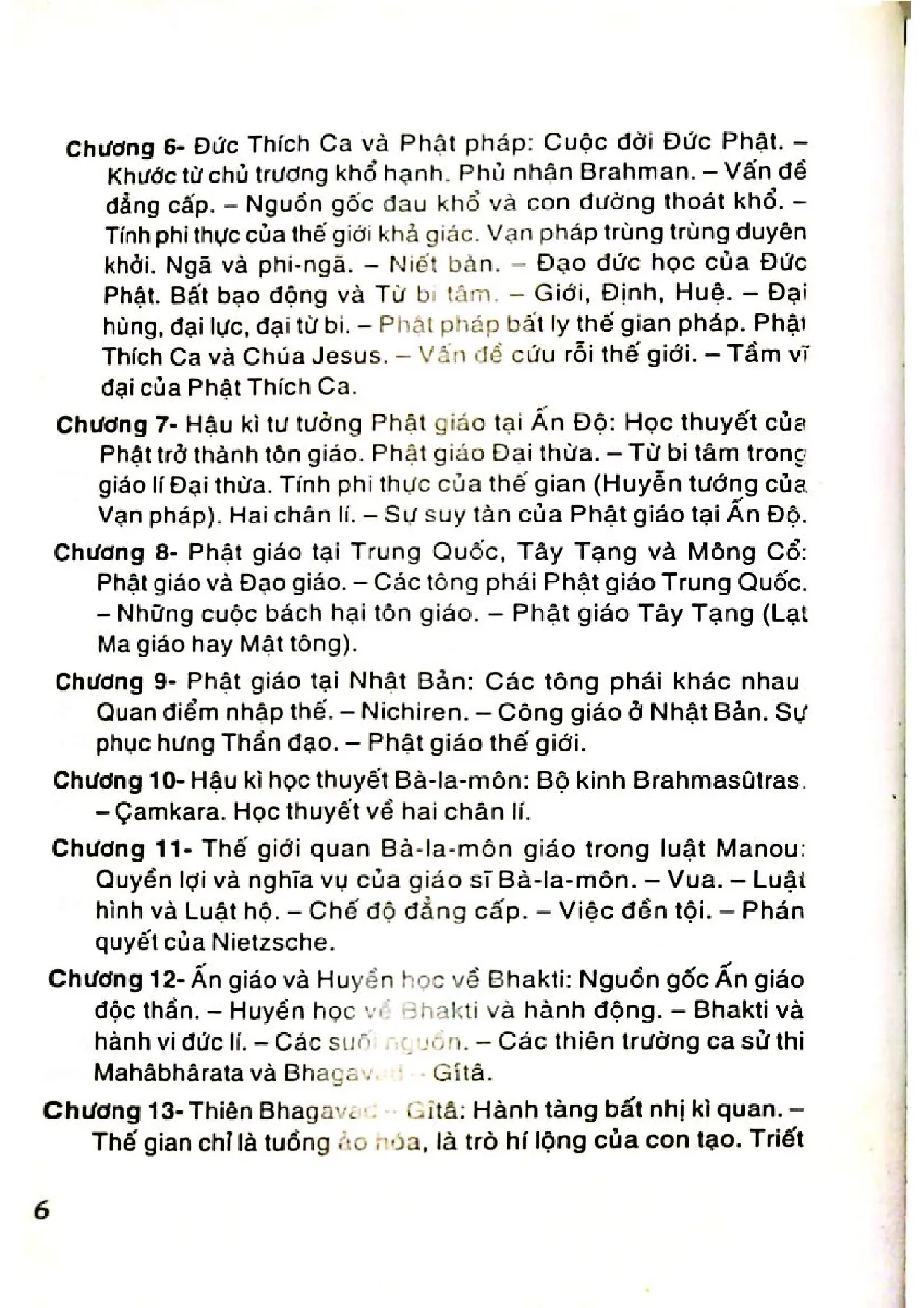Mục lục chi tiết trang 1 sách Những nhà tư tưởng lớn của Ấn Độ