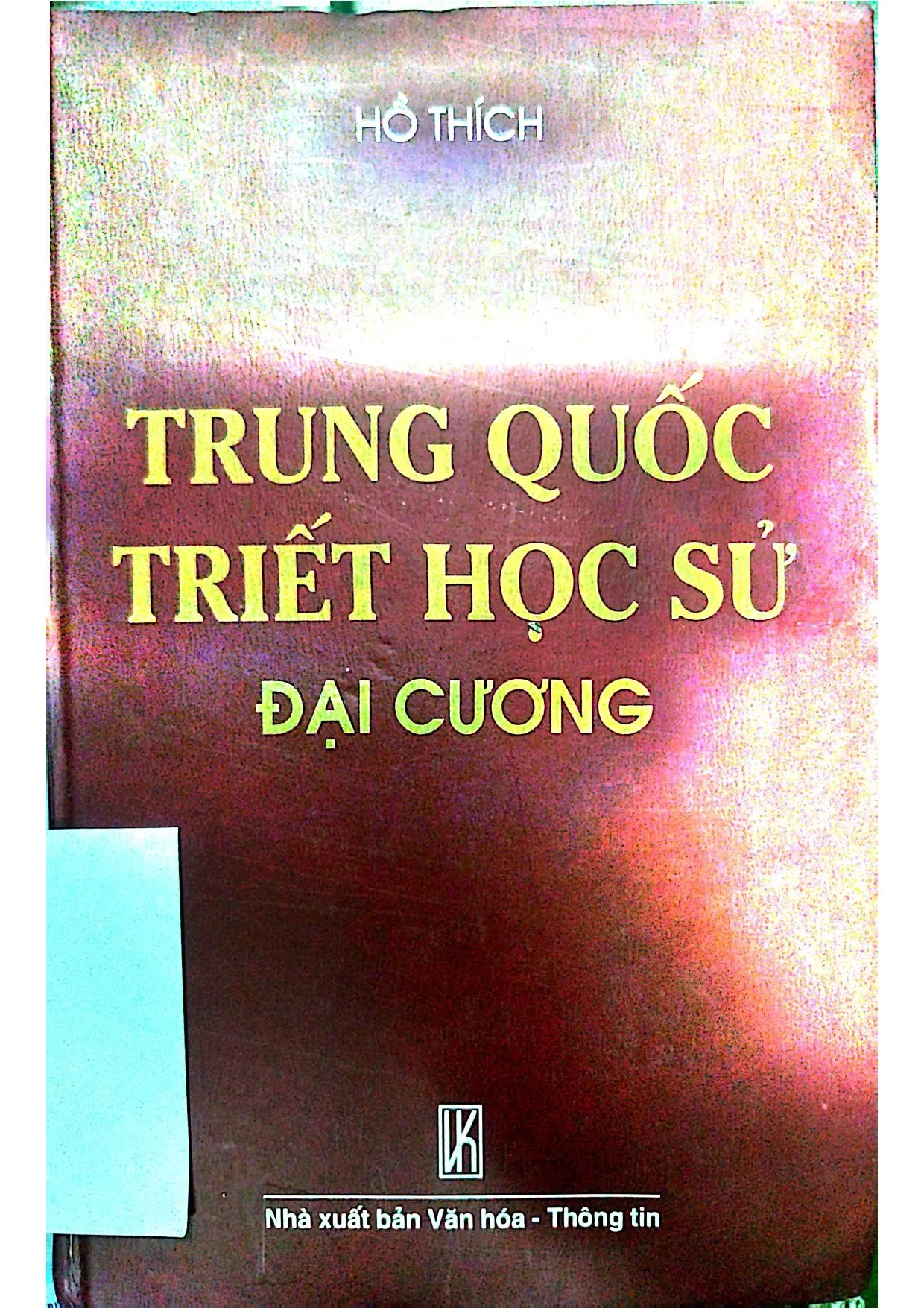 Ảnh bìa của Trung Quốc triết học sử đại cương