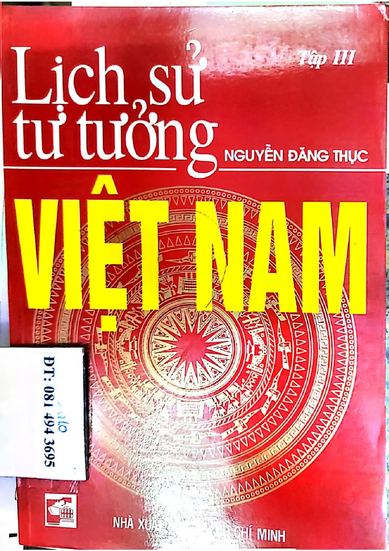 Ảnh bìa của Lịch sử tư tưởng Việt Nam tập 3
