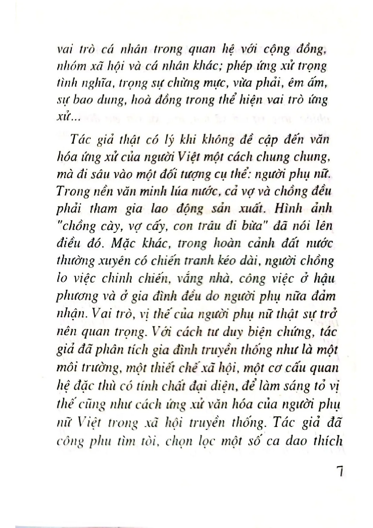 Nội dung trang phụ bản giới thiệu sách Văn hóa ứng xử các dân tộc Việt Nam