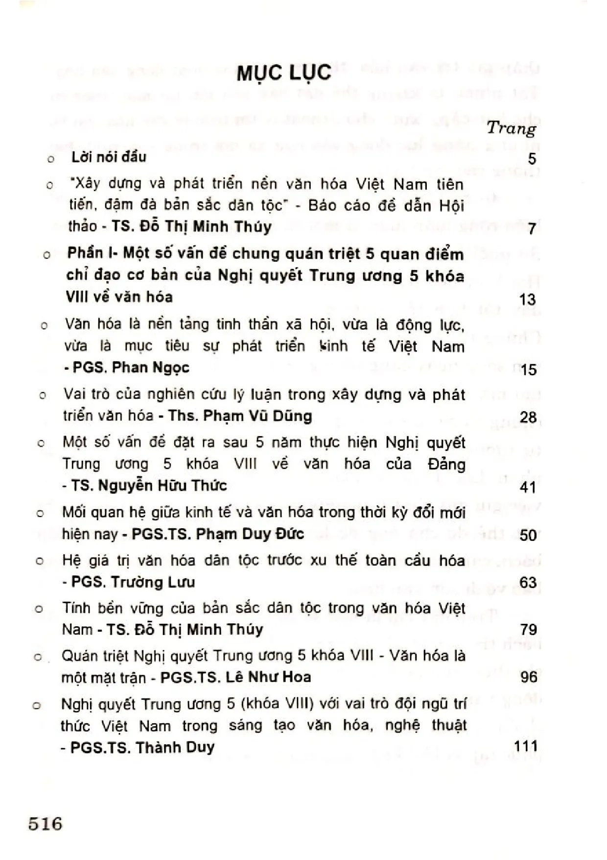 Trang bìa chính thức sách Xây dựng và phát triển nền văn hóa tiên tiến đậm đà bản sắc dân tộc. Thành tựu và kinh nghiệm