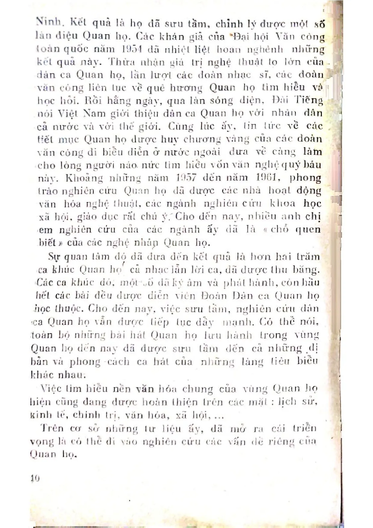 Nội dung mục lục và hình ảnh sách Quan họ nguồn gốc và quá trình phát triển - Trang 5