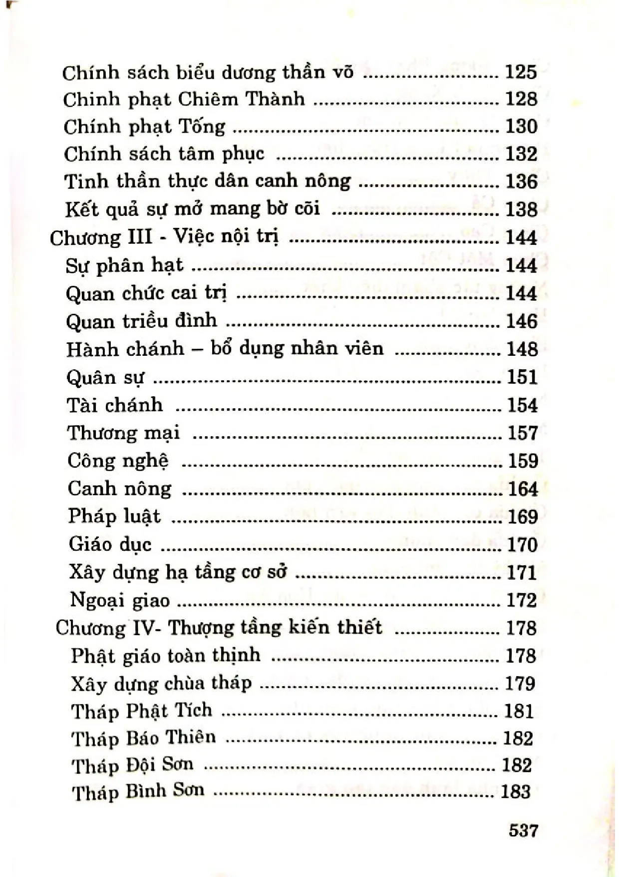 Mục lục chi tiết trang 2 sách Việt Nam văn minh sử cương văn minh Đại Việt