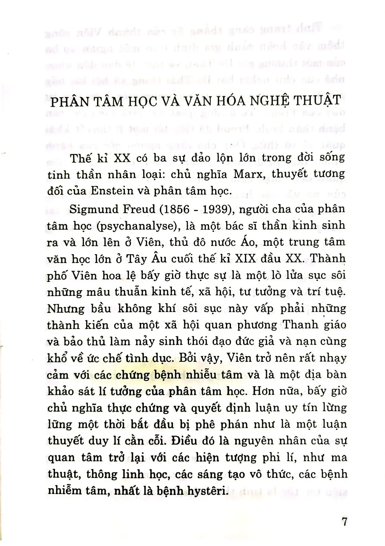 Mục lục chi tiết trang 1 sách Phân tâm học và văn hóa nghệ thuật
