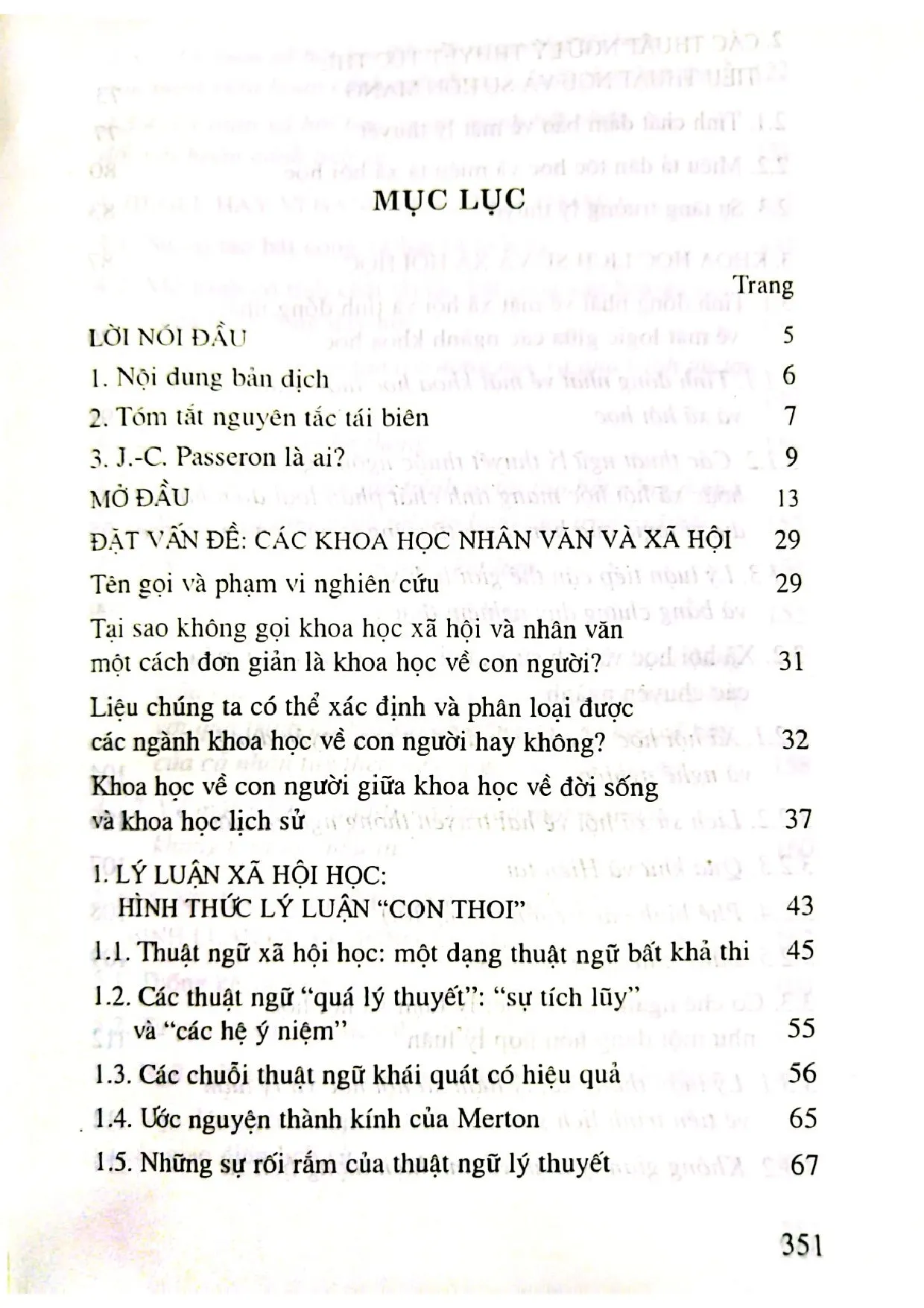 Trang bìa chính thức sách Lý luận xã hội học