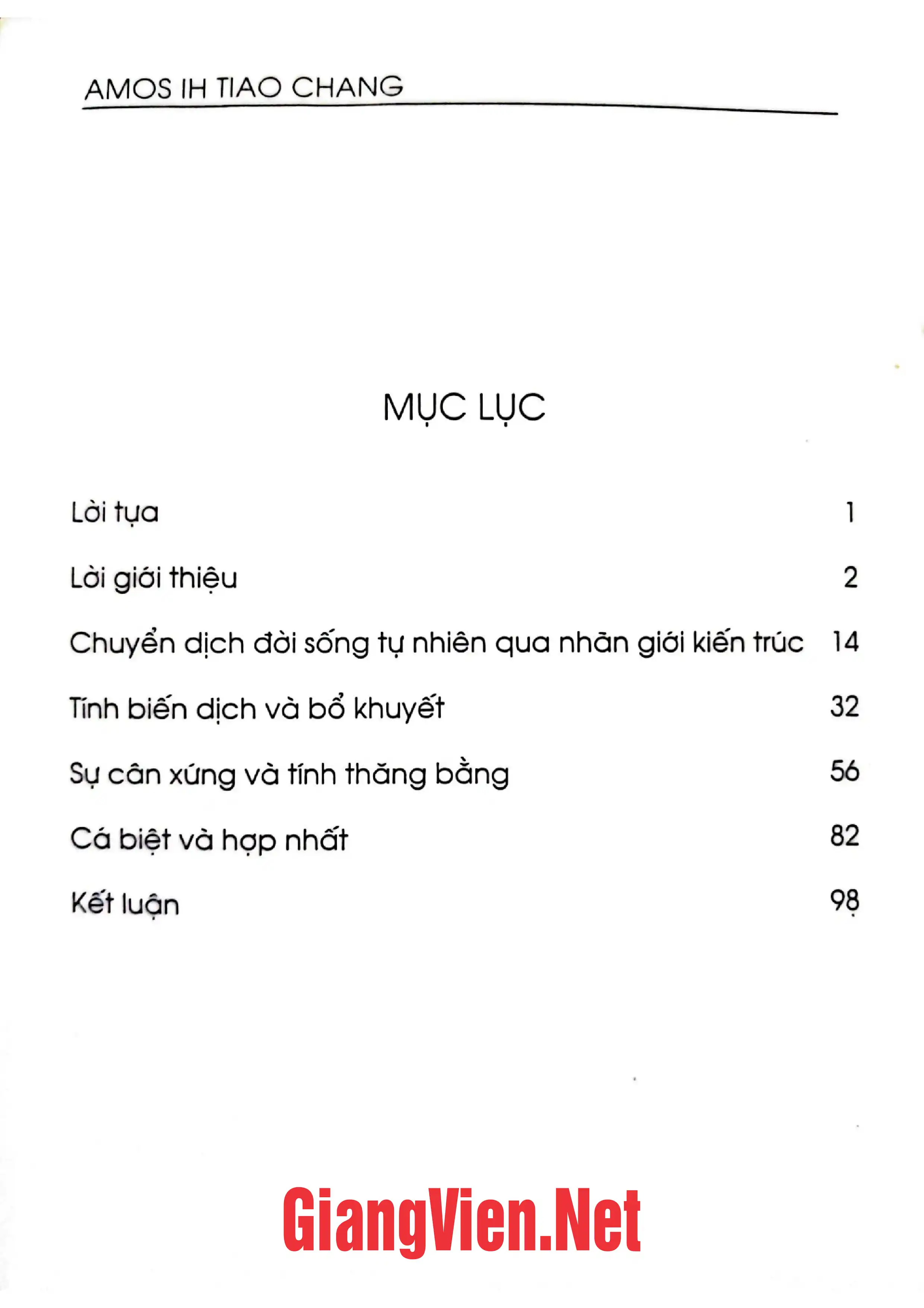 Ảnh minh họa nội dung cuốn sách: Đạo của kiến trúc