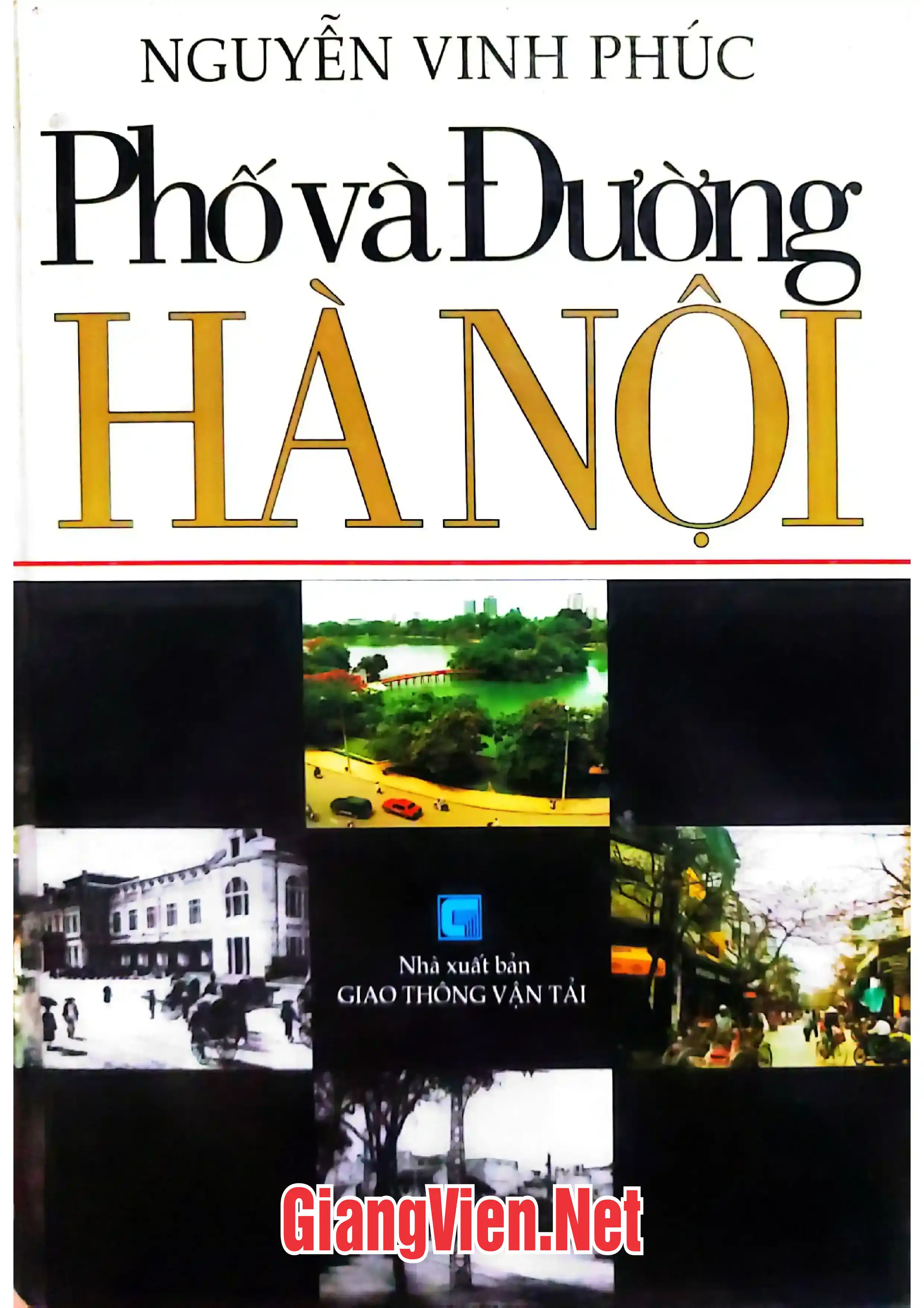 Trang bìa chính thức sách Phố và đường Hà Nội
