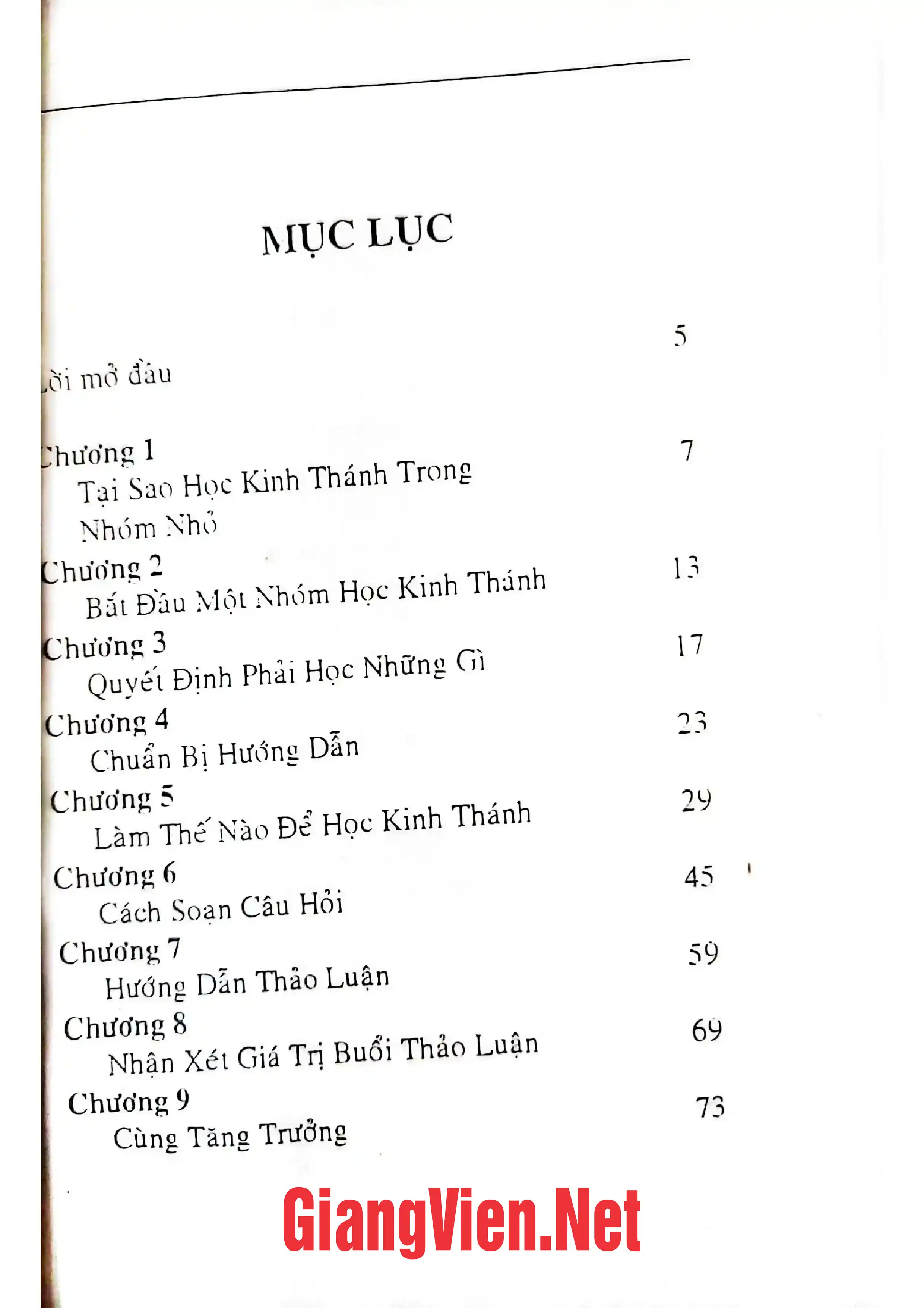 Trang bìa chính thức sách Hướng dẫn học kinh Thánh