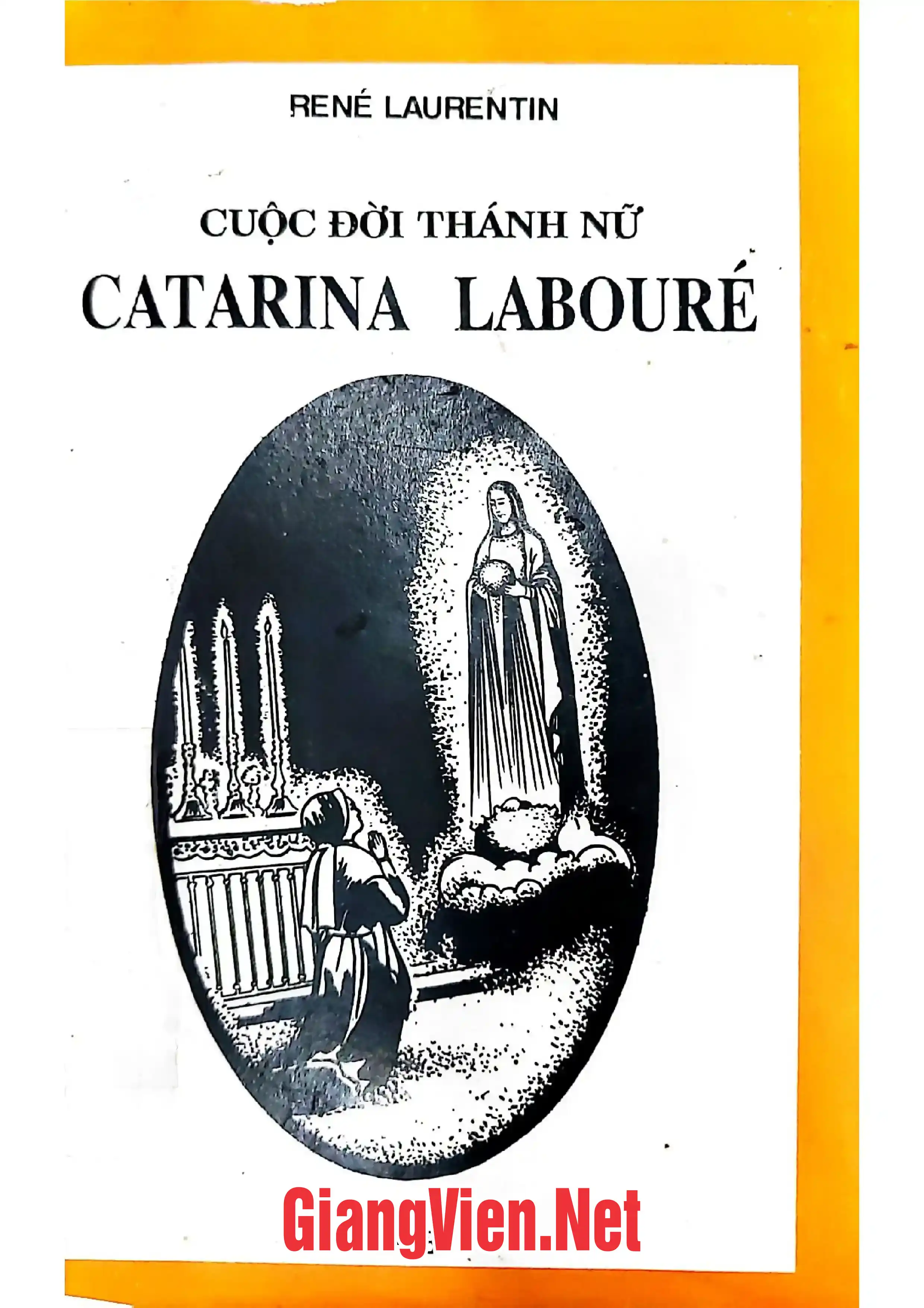 Trang bìa chính thức sách Cuộc đời thánh nữ Catarina Labouré