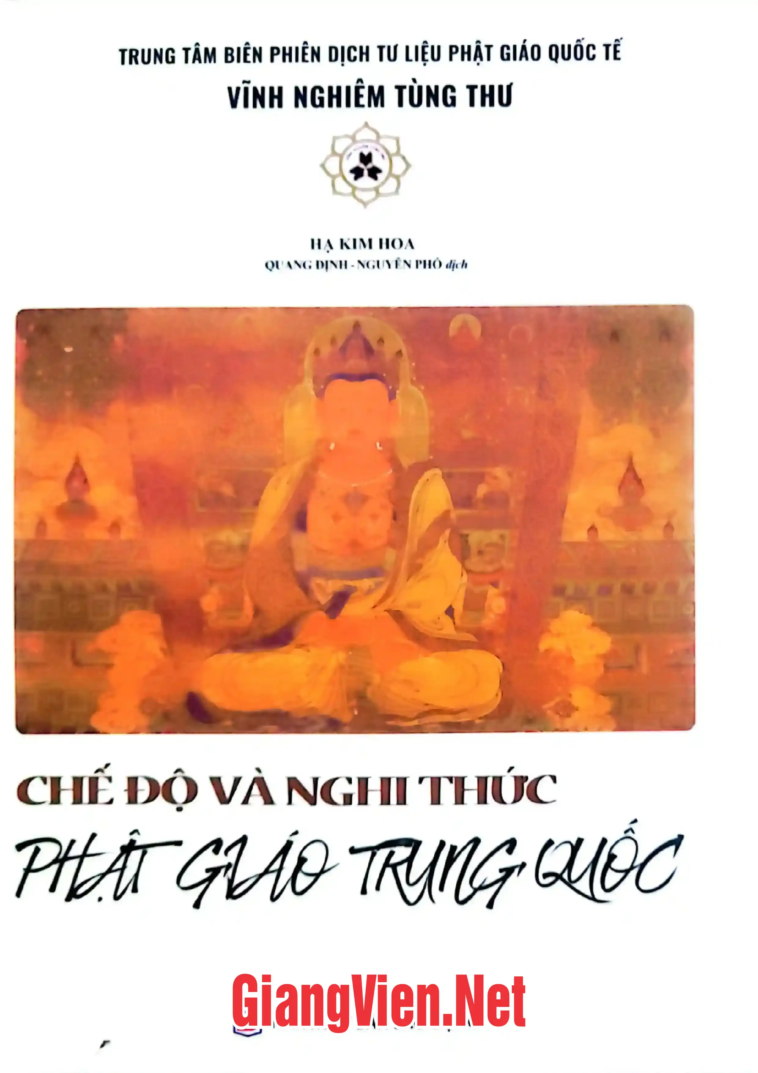 Ảnh bìa của Chế độ và nghi thức Phật giáo Trung Quốc