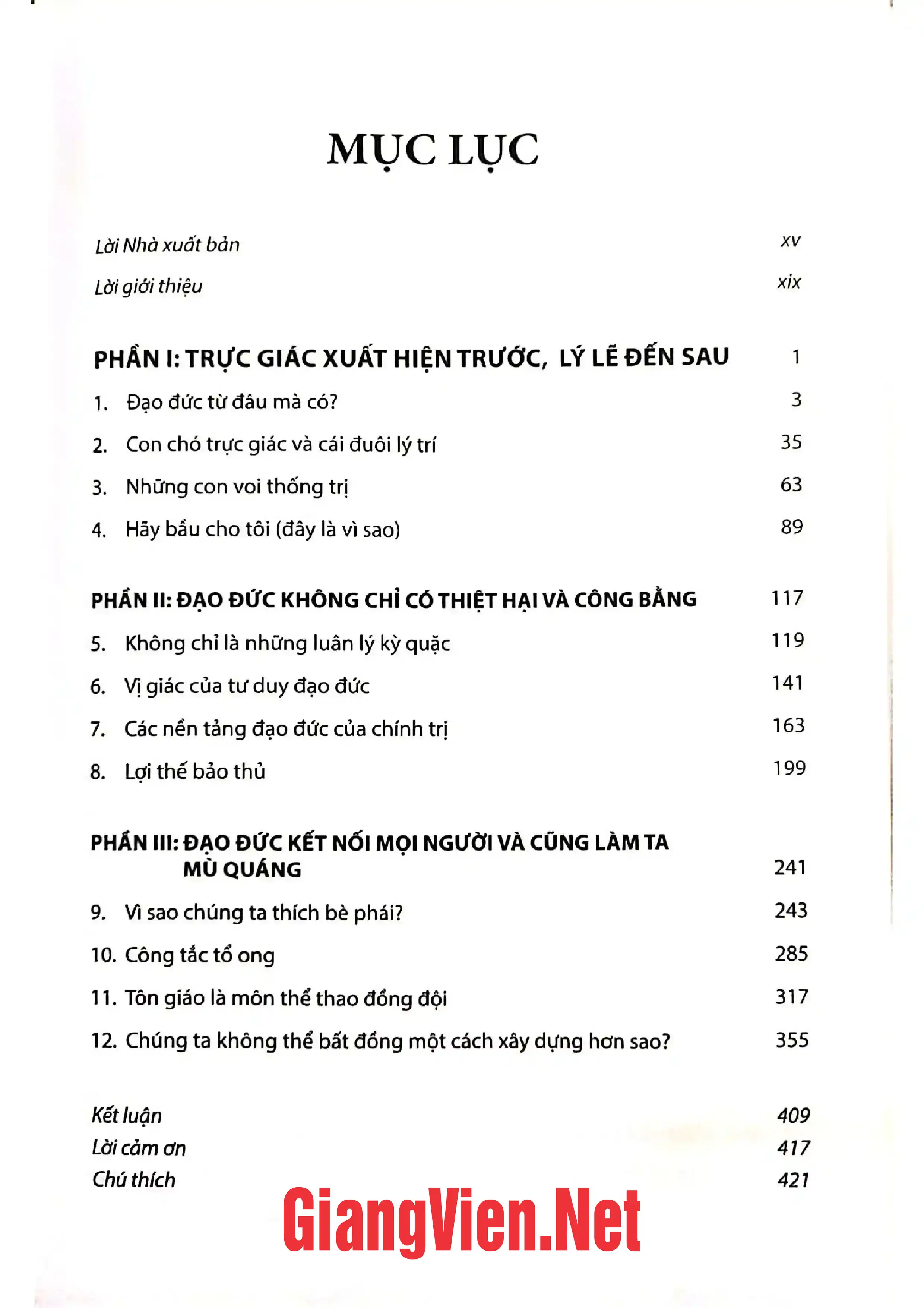 Trang bìa chính thức sách Tư duy đạo đức - vì sao những người tốt bị chia rẽ bởi chính trị và tôn giáo