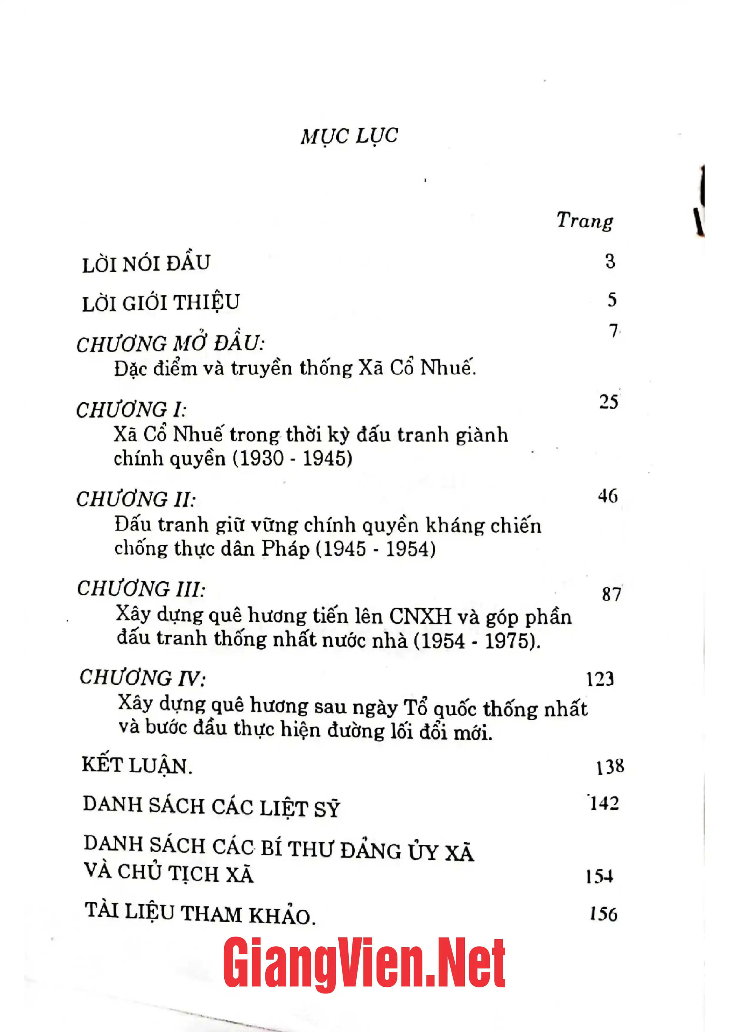 Trang bìa chính thức sách Lịch sử cách mạng xã Cổ Nhuế 1930 - 1992