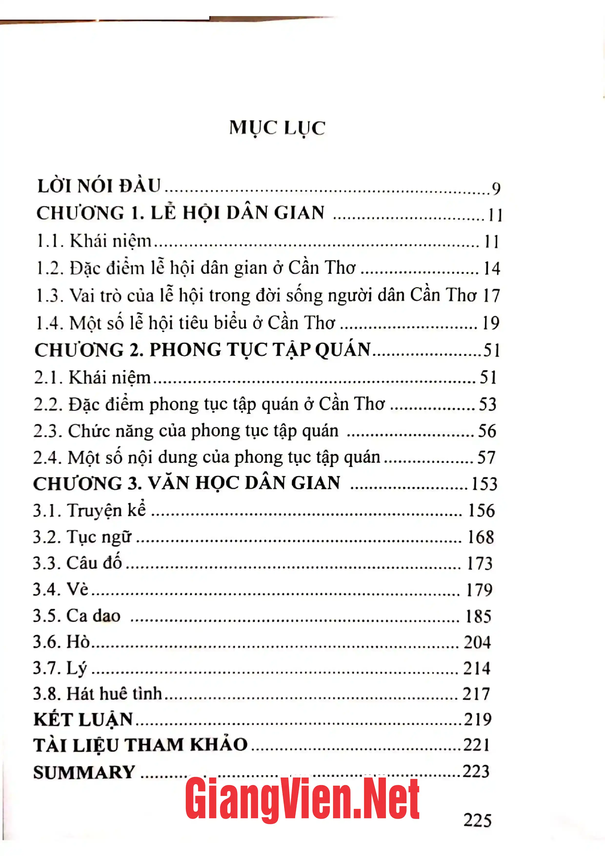 Trang bìa chính thức sách Văn hóa dân gian Cần Thơ