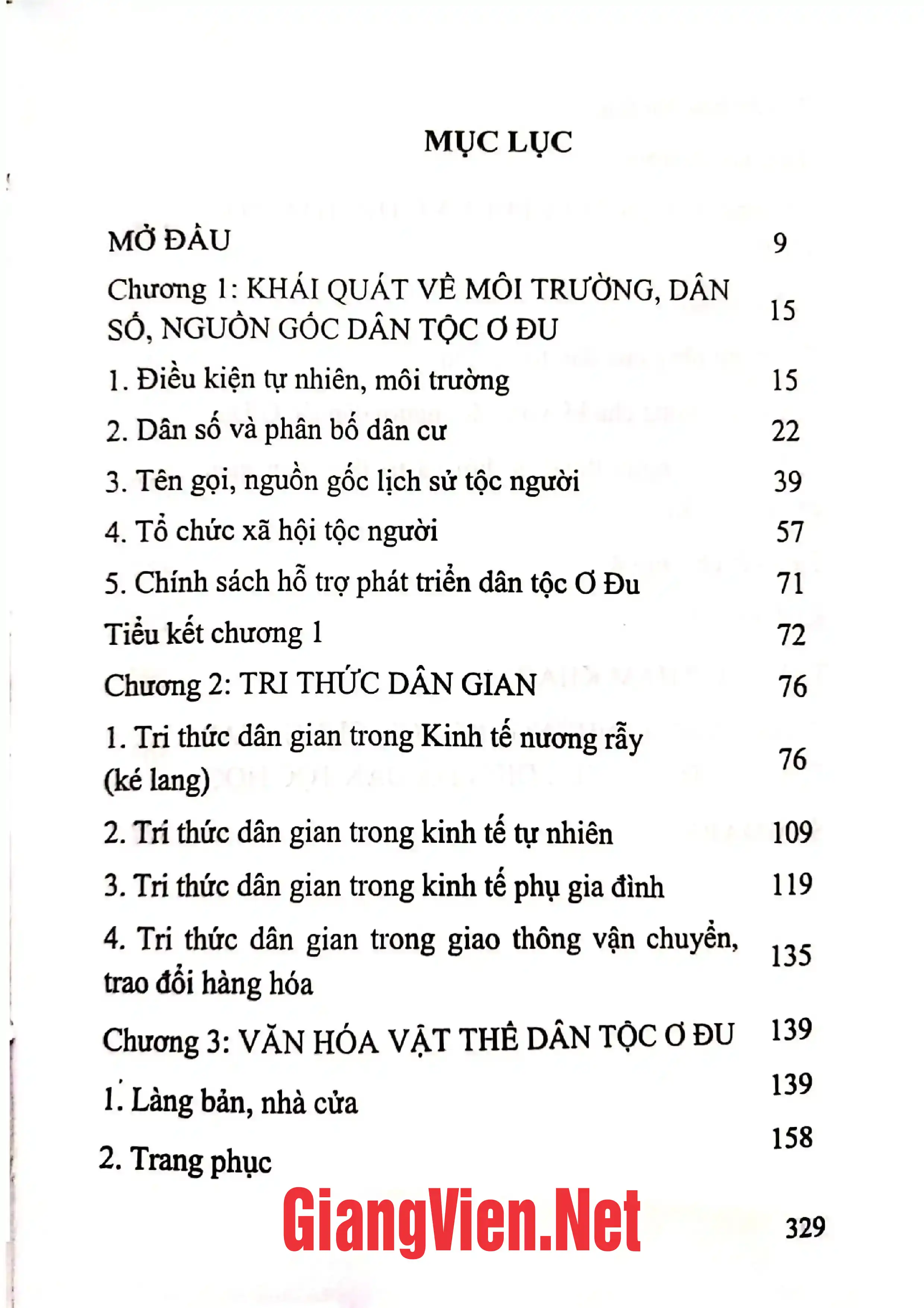 Trang bìa chính thức sách Văn hóa dân gian người Ơ Đu