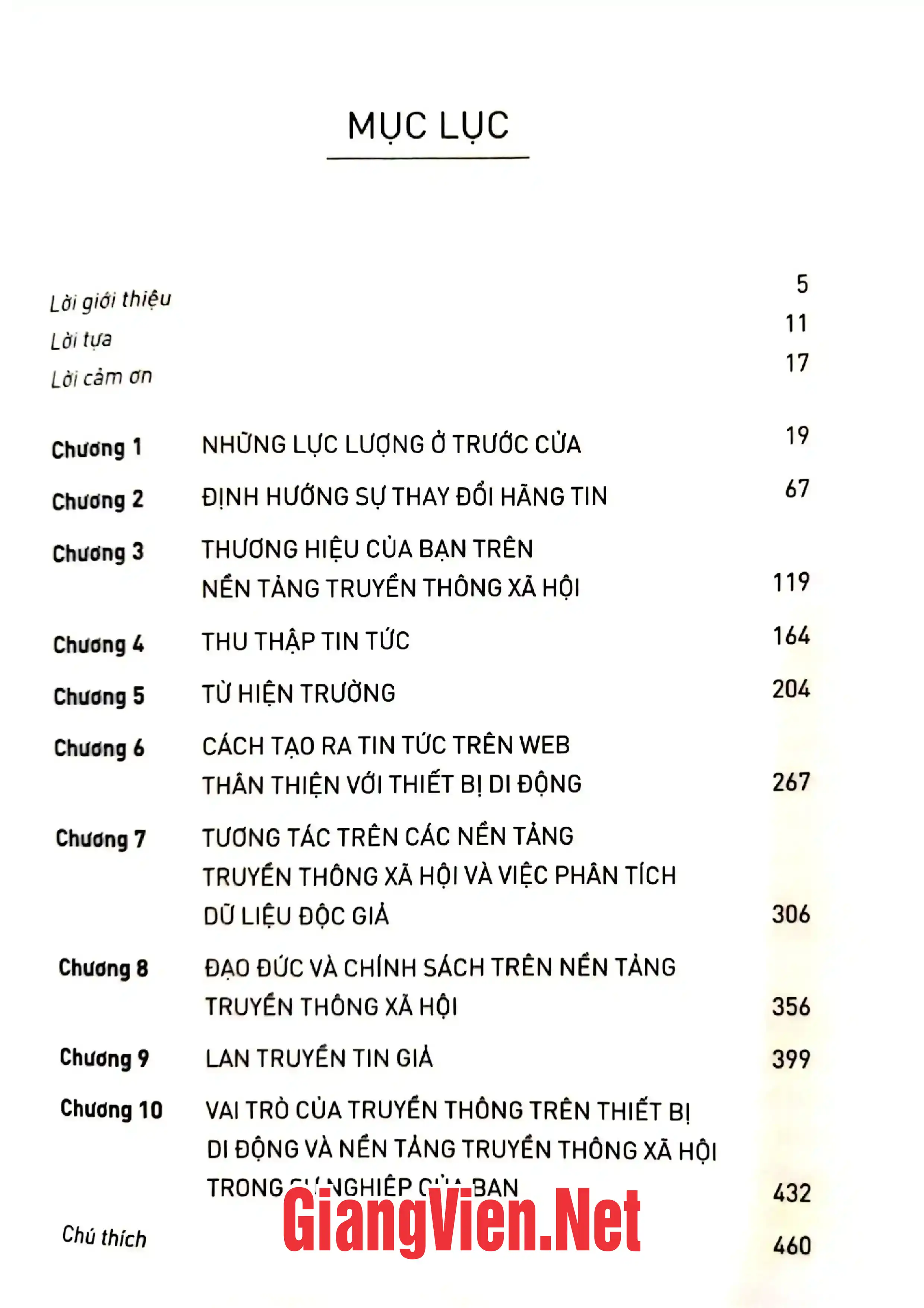 Trang bìa chính thức sách Báo chí trên thiết bị di động và nền tảng truyền thông xã hội