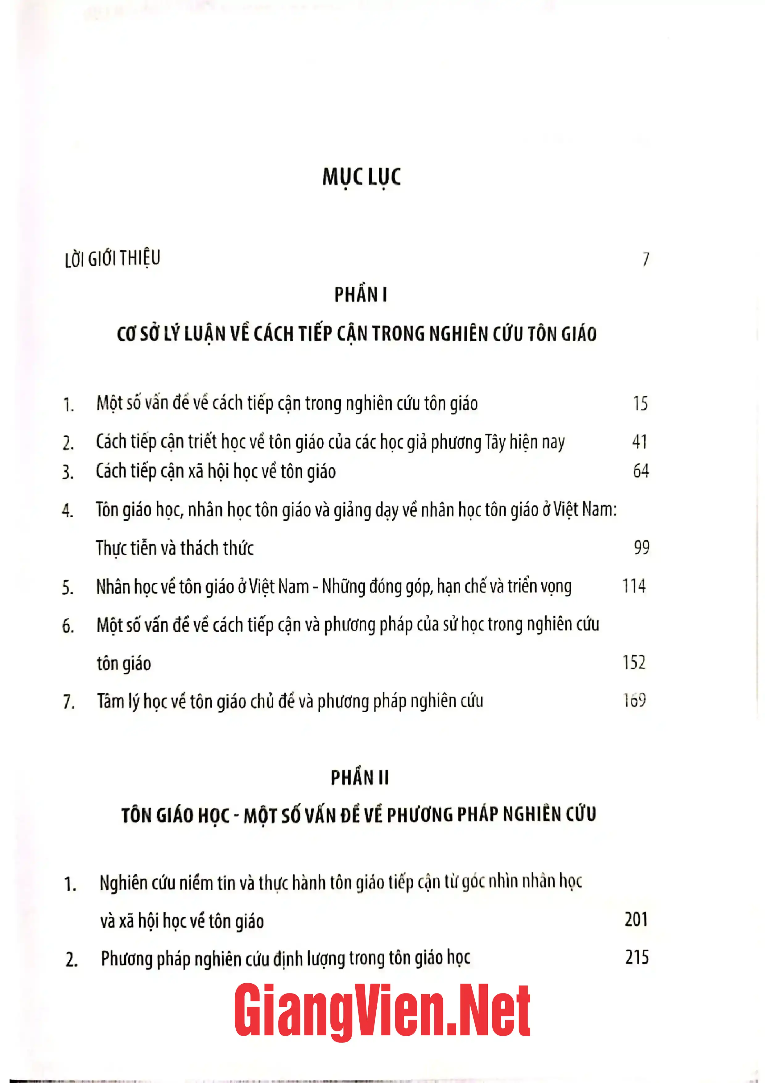 Trang bìa chính thức sách Một số vấn đề về cách tiếp cận và phương pháp Nghiên cứu Tôn giáo ở Việt Nam hiện nay.