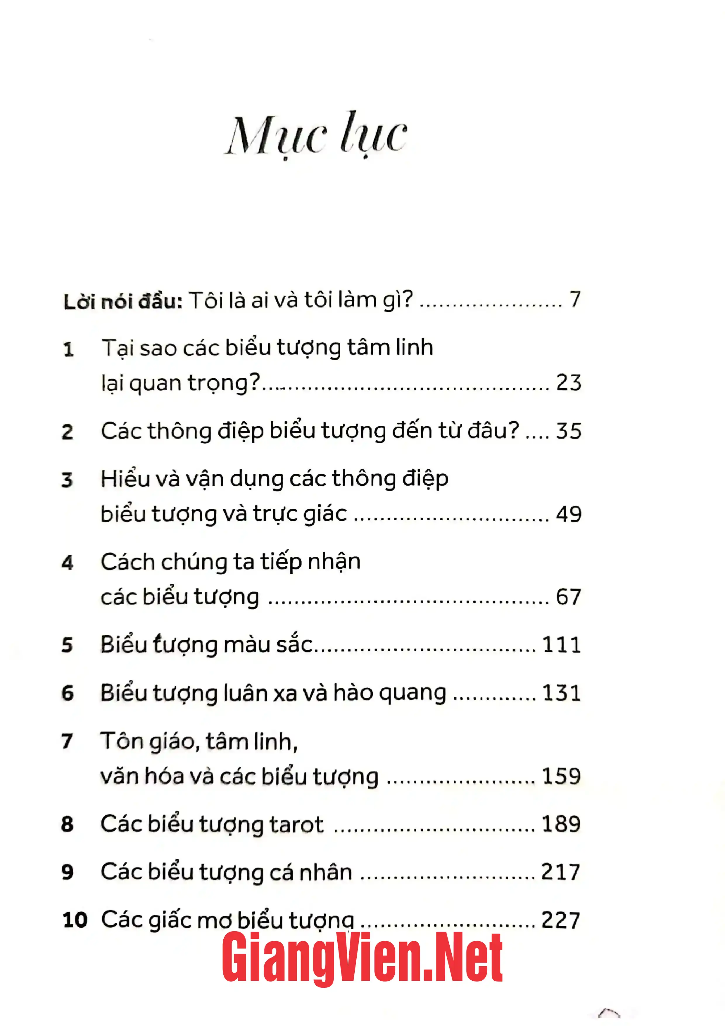 Ảnh minh họa nội dung cuốn sách: Cuốn sách về các biểu tượng tâm linh
