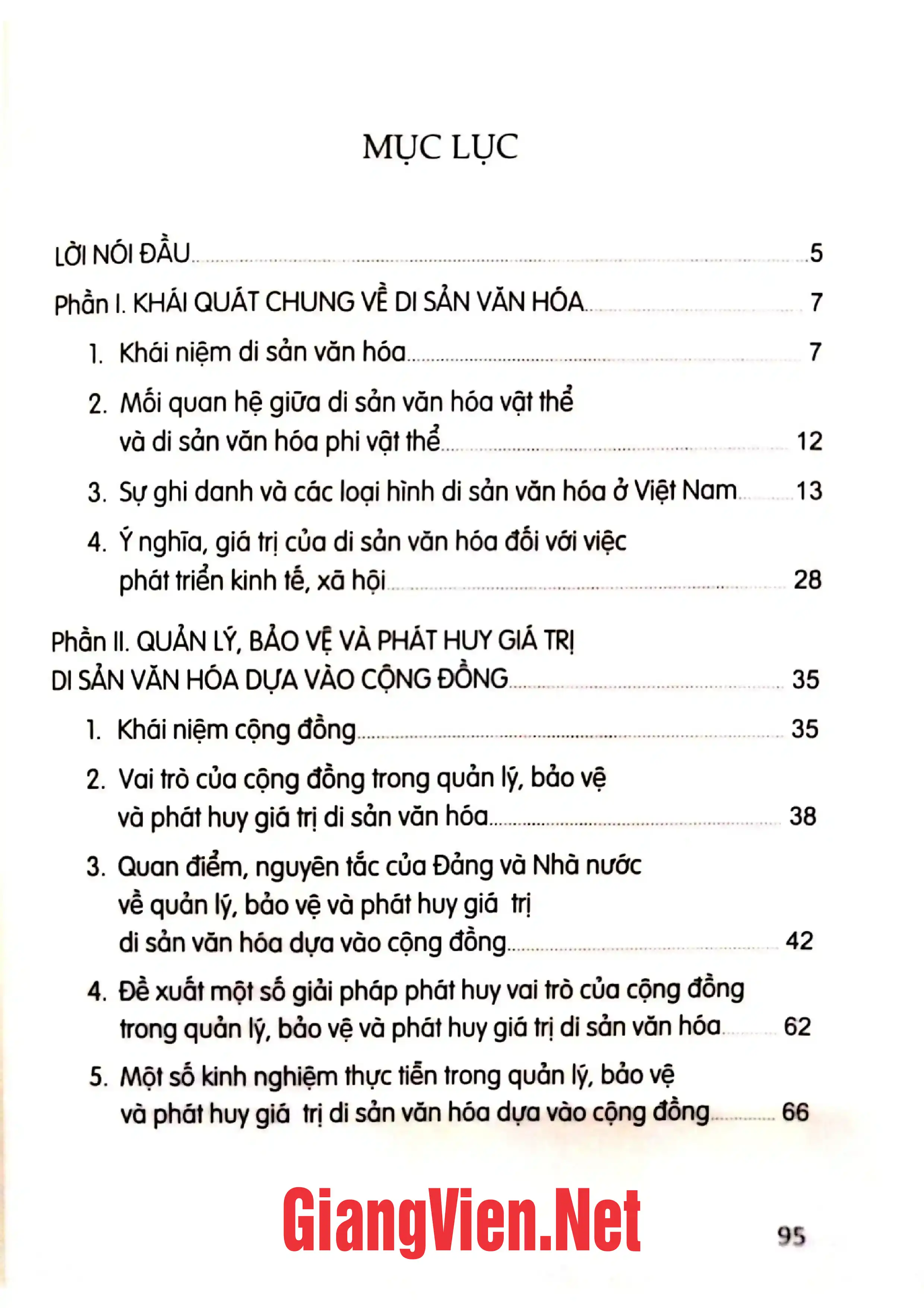 Ảnh minh họa nội dung cuốn sách: Quản lý, bảo vệ và phát huy giá trị di sản văn hóa dựa vào cộng đồng