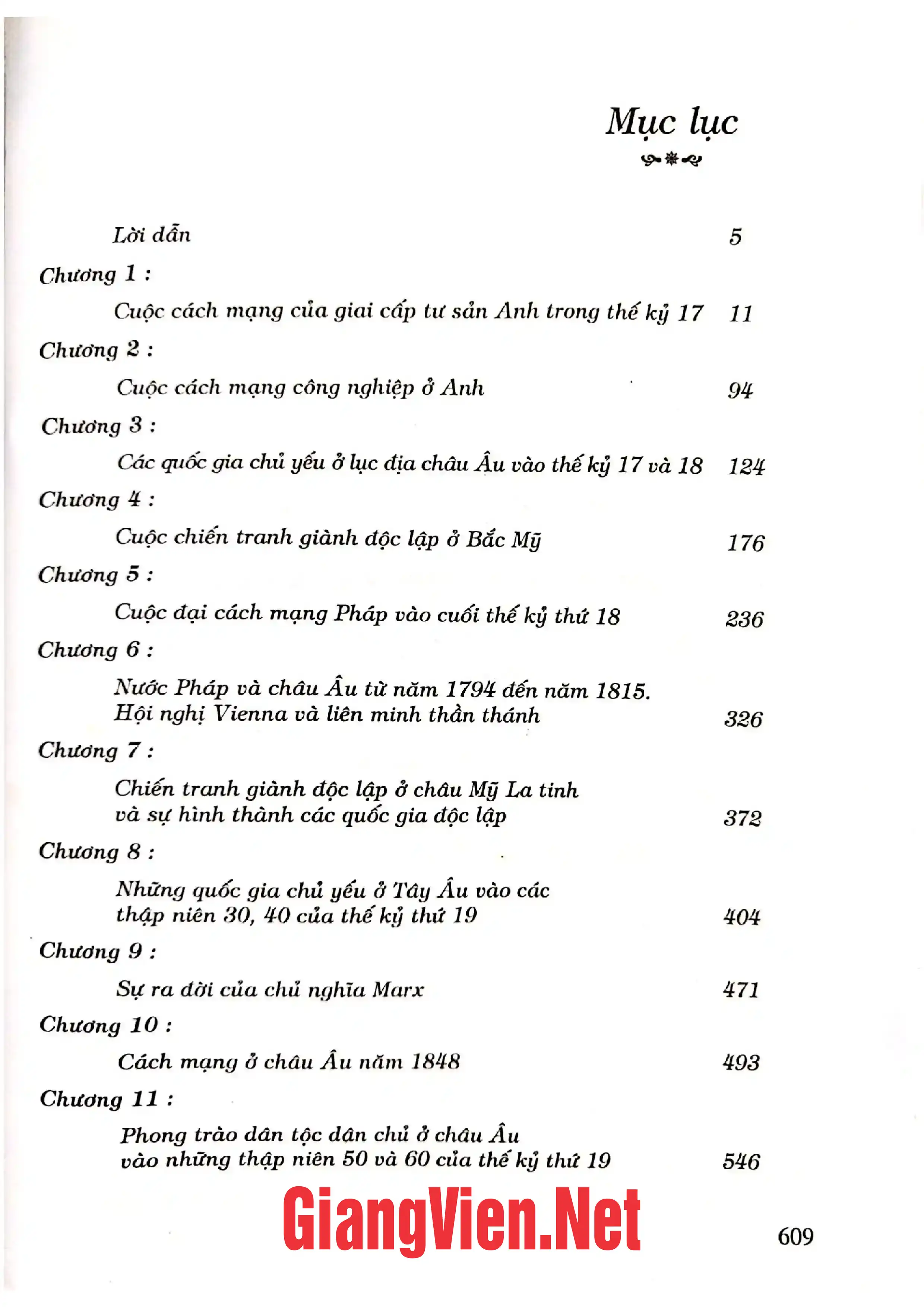 Trang bìa chính thức sách Lịch sử thế giới, tập III: Thời Cận đại