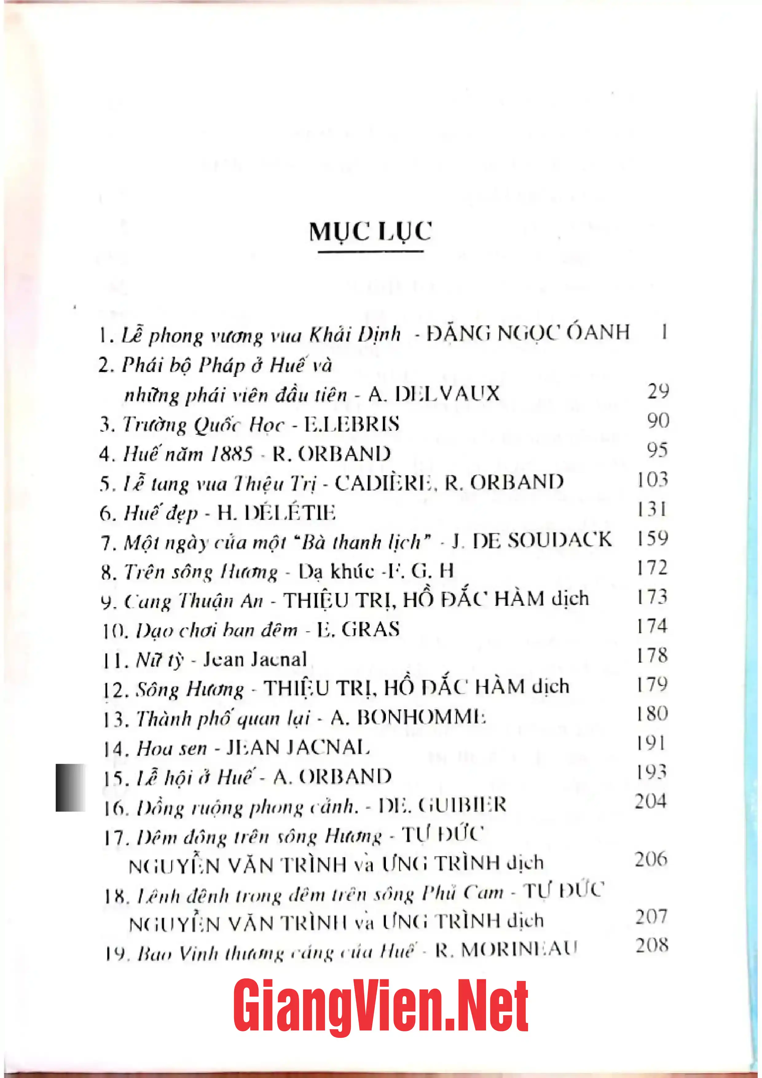 Trang bìa chính thức sách Những người bạn cố đô Huế, tập 3: 1916