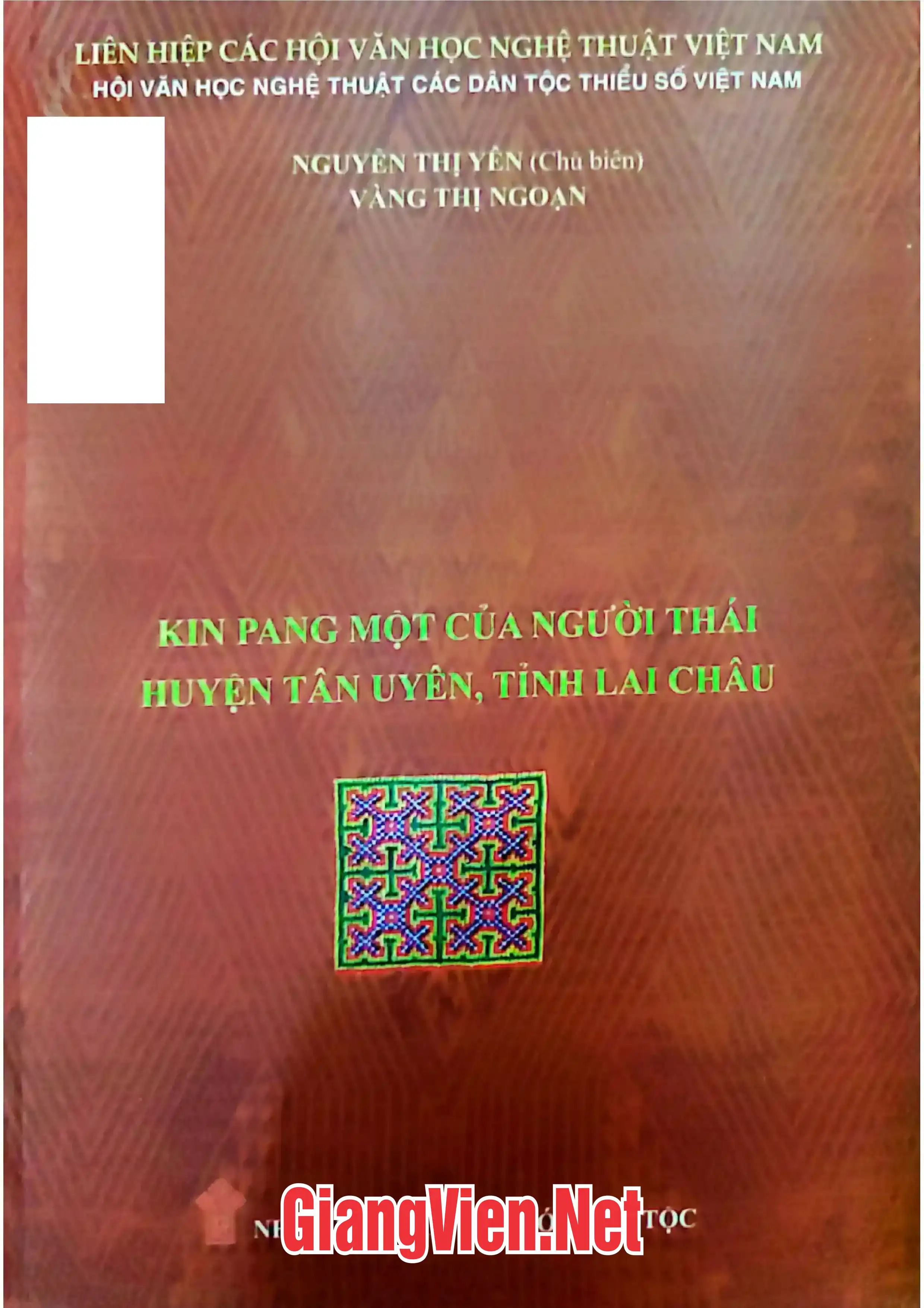 Ảnh bìa của Kin Pang Một của người Thái huyện Tân Uyên, tỉnh Lai Châu