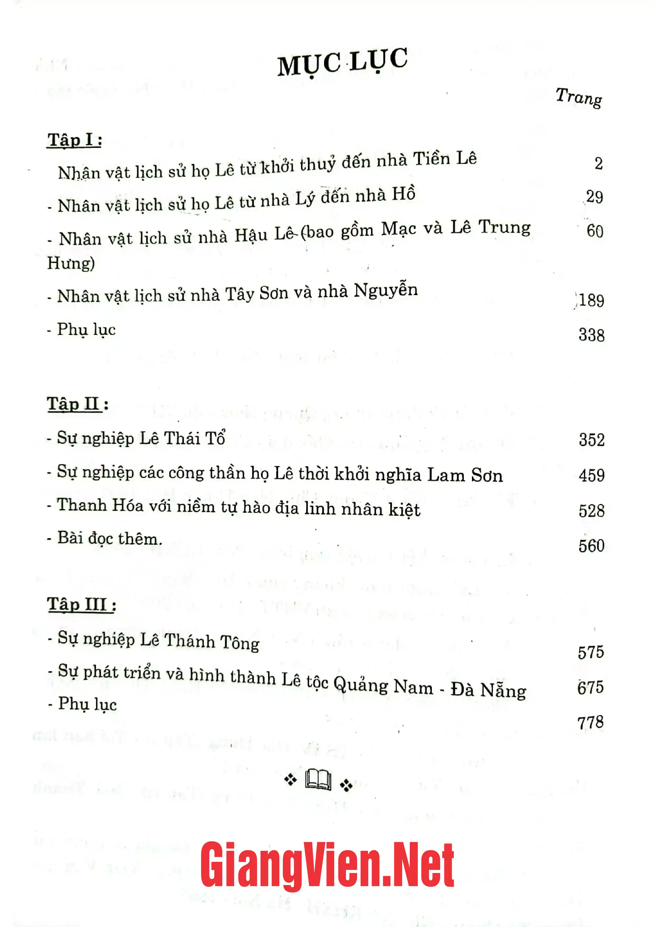 Ảnh minh họa nội dung cuốn sách: Nhân vật họ Lê trong lịch sử Việt Nam