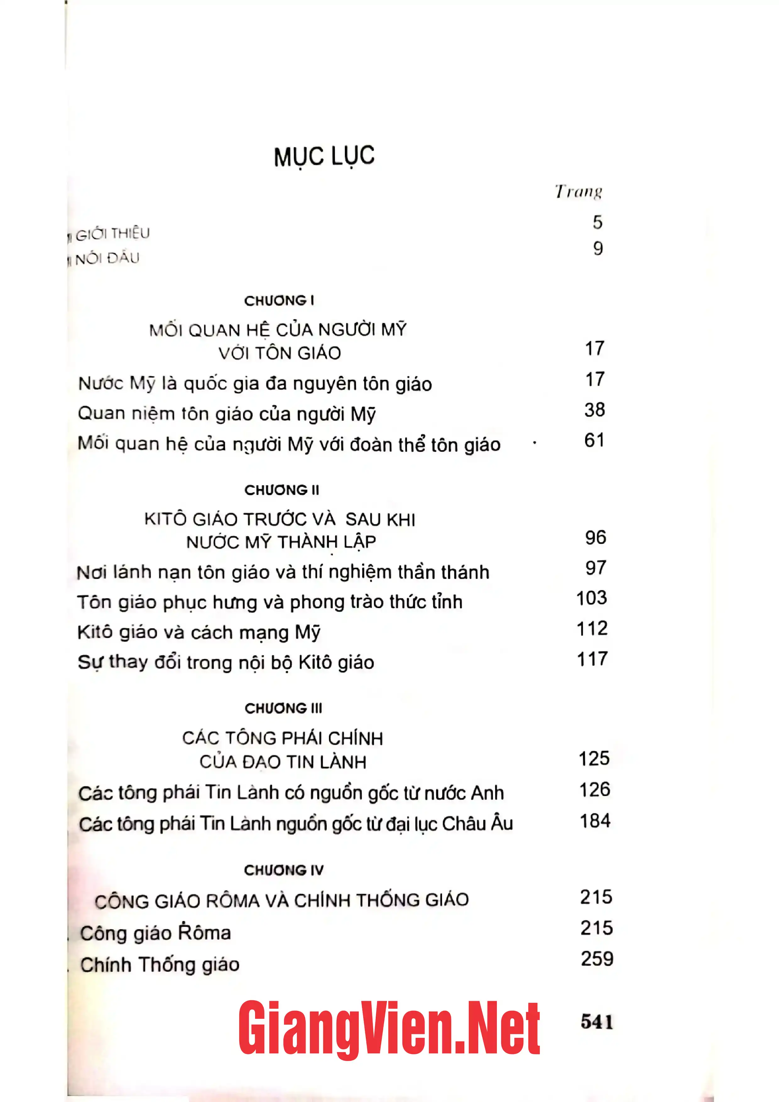 Ảnh minh họa nội dung cuốn sách: Tôn giáo Mỹ đương đại
