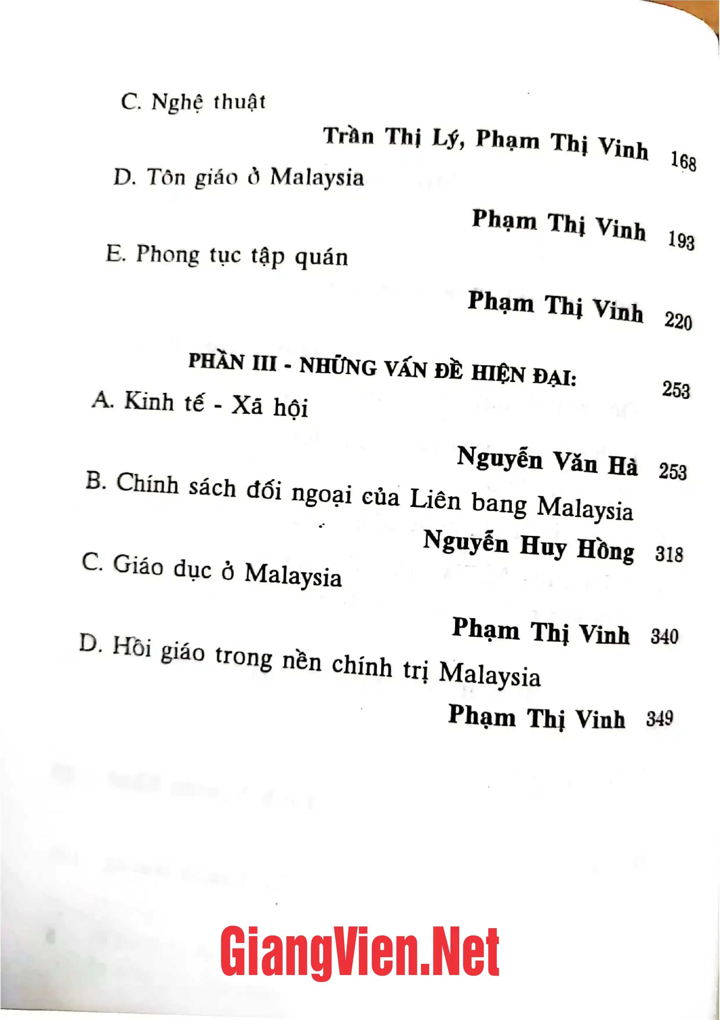 Mục lục chi tiết trang 1 sách Những địa danh là tiếng Khmer hoặc có nguồn gốc từ tiếng Khmer ở Kiên Giang