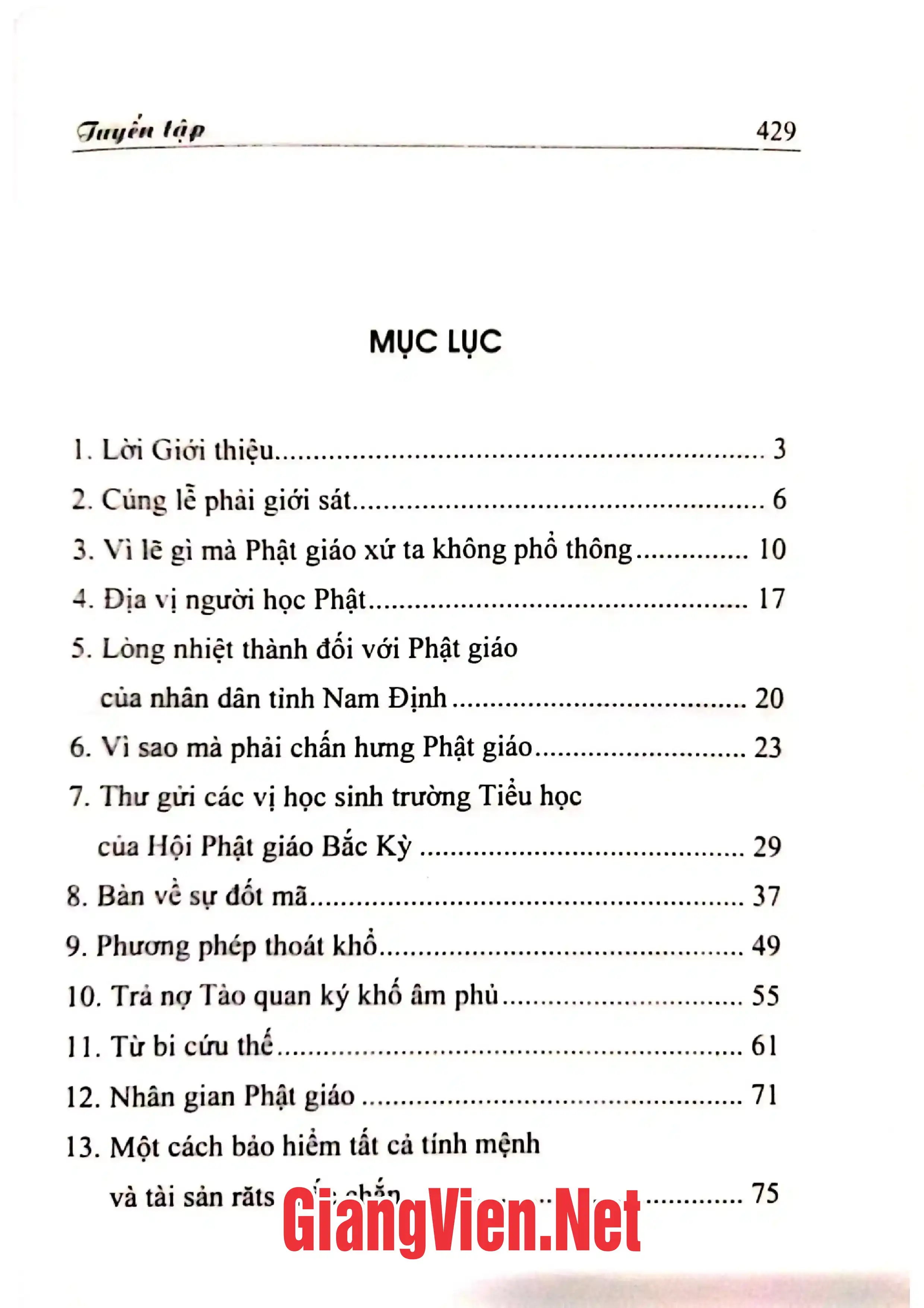 Trang bìa chính thức sách Tuyển tập Thiền sư Thích Trí Hải 1906-1979