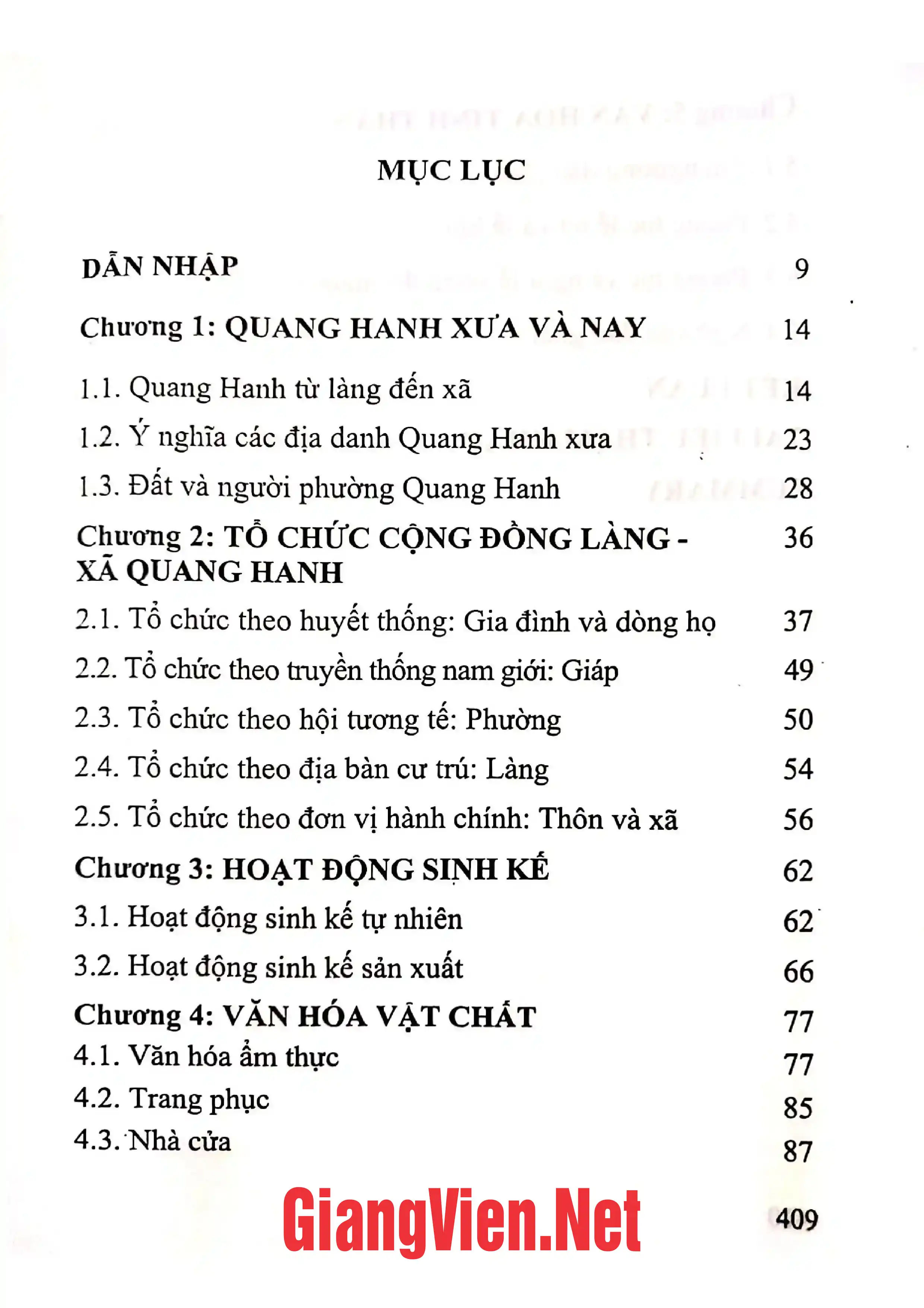 Ảnh minh họa nội dung cuốn sách: Văn hóa dân gian người Sán Dìu ở làng Quang Hanh