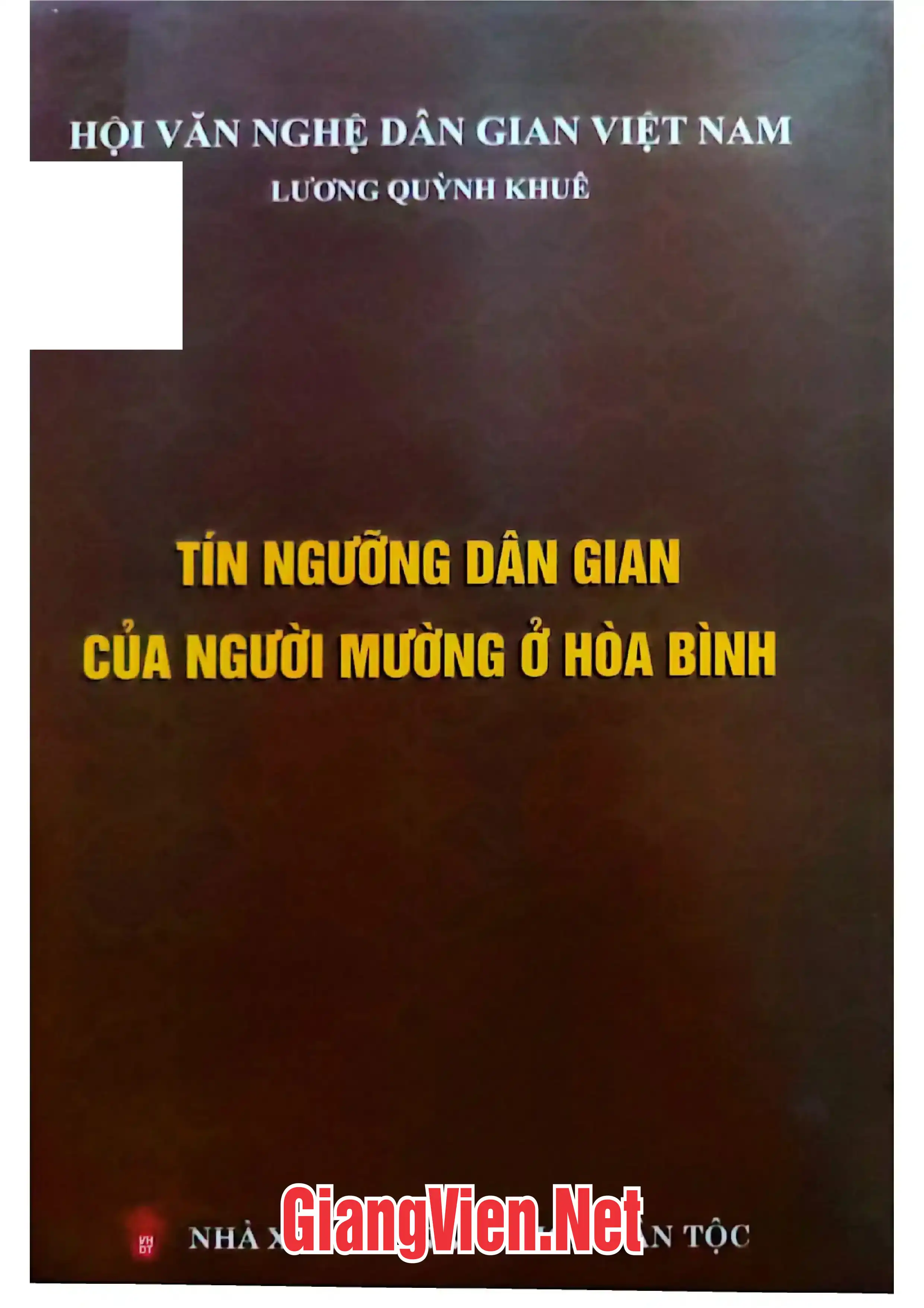 Ảnh bìa của Tín ngưỡng dân gian của người Mường ở Hòa Bình