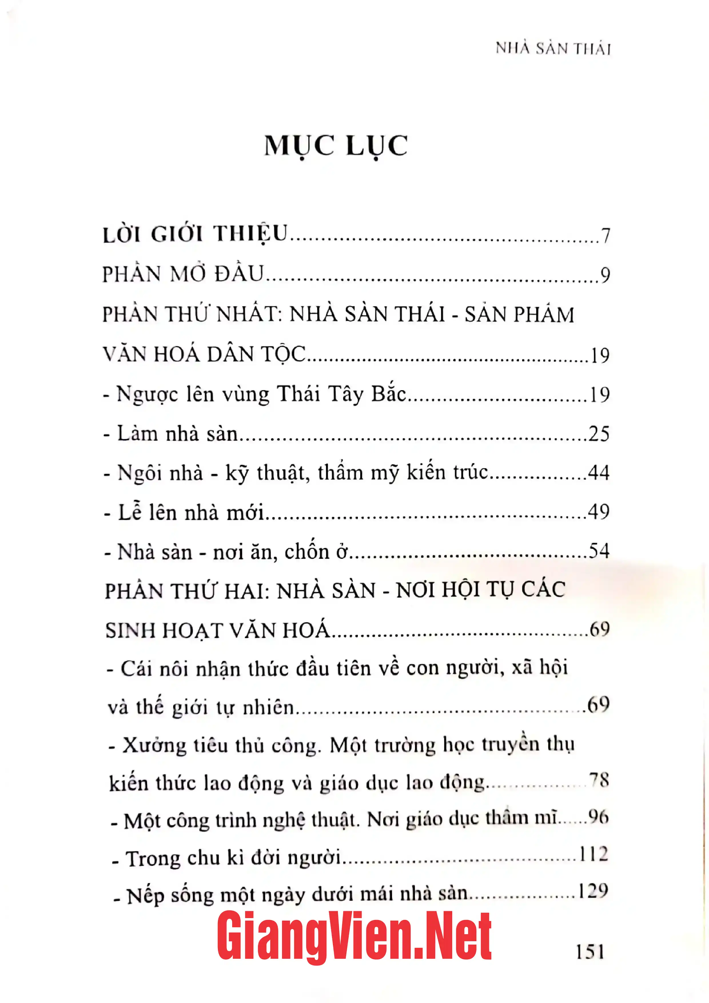 Trang bìa chính thức sách Nhà sàn Thái