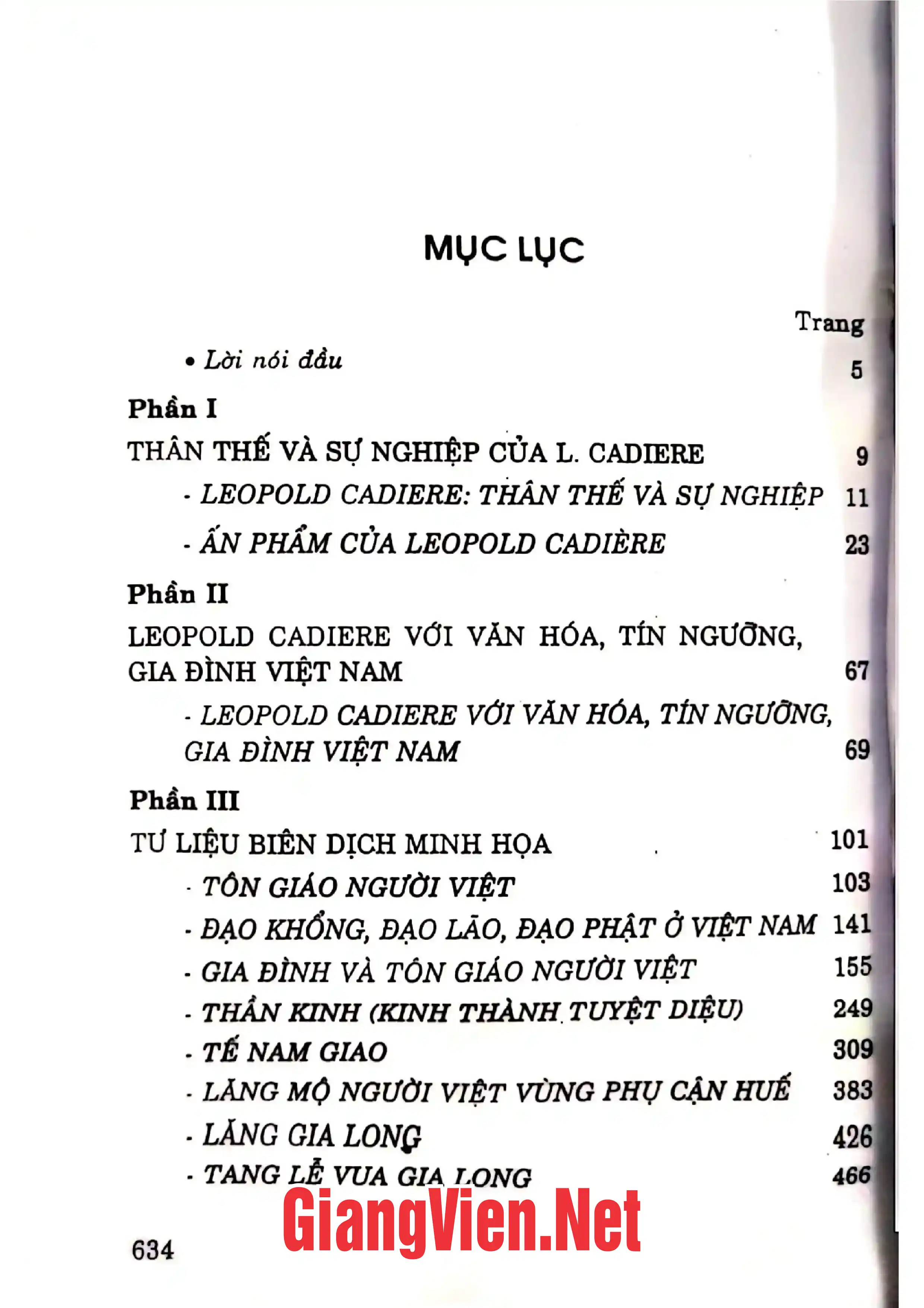 Trang bìa chính thức sách Văn hóa, tôn giáo, tín ngưỡng Việt Nam dưới nhãn quan của học giả L. Cardiere chủ bút tập chí Đô Thành Hiếu Cổ