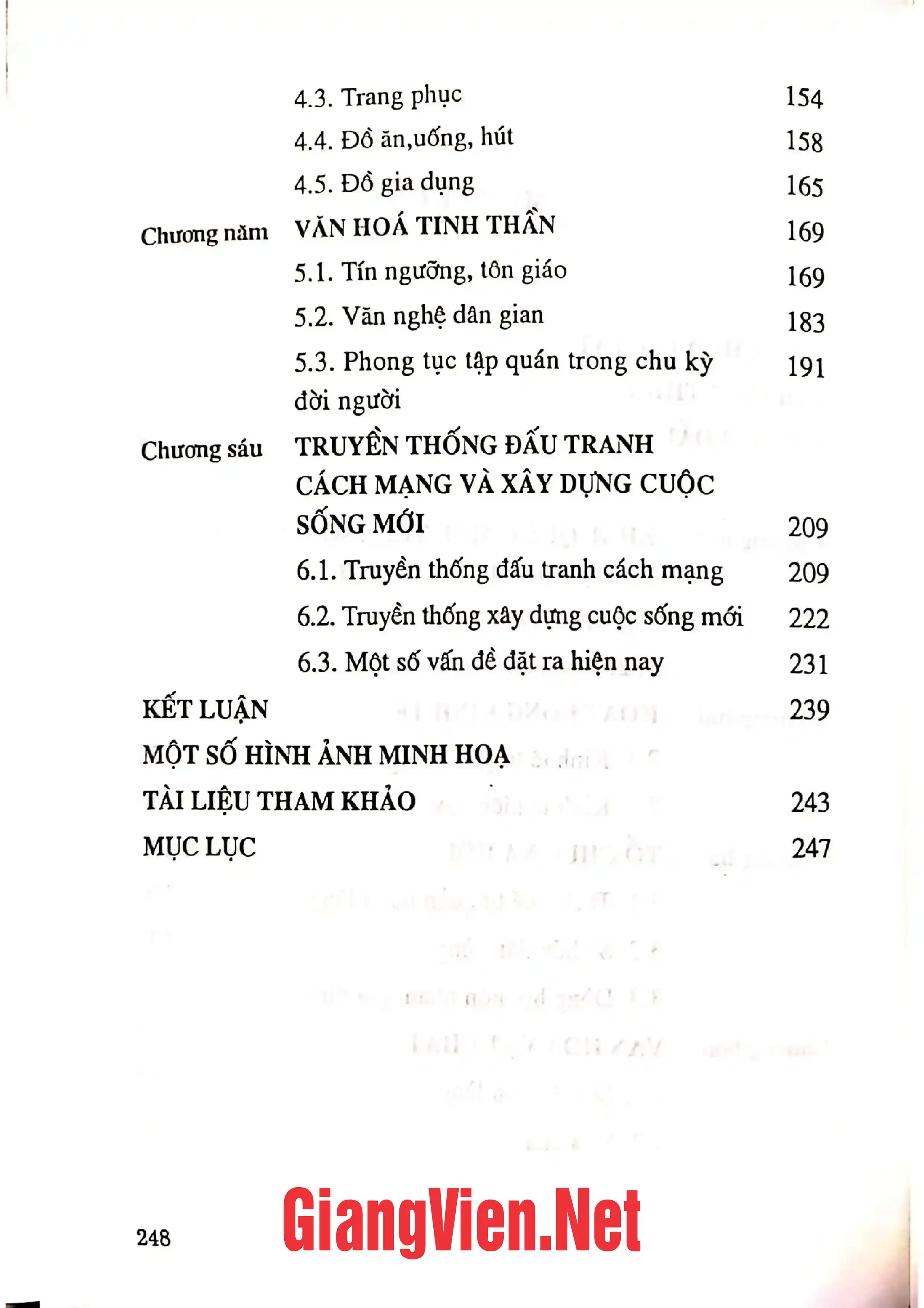 Mục lục chi tiết trang 1 sách Dân tộc Cơ Ho ở Việt Nam
