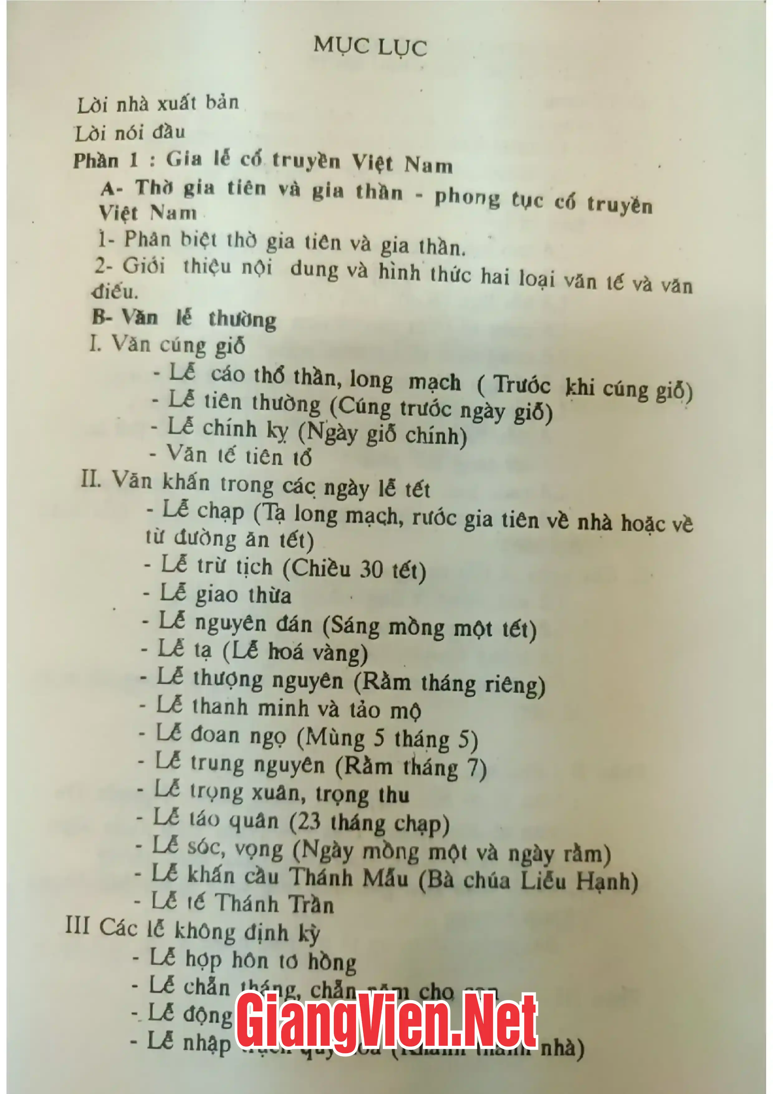 Ảnh minh họa nội dung cuốn sách: Phong tục cổ truyền Việt Nam - Tập văn cúng gia tiên