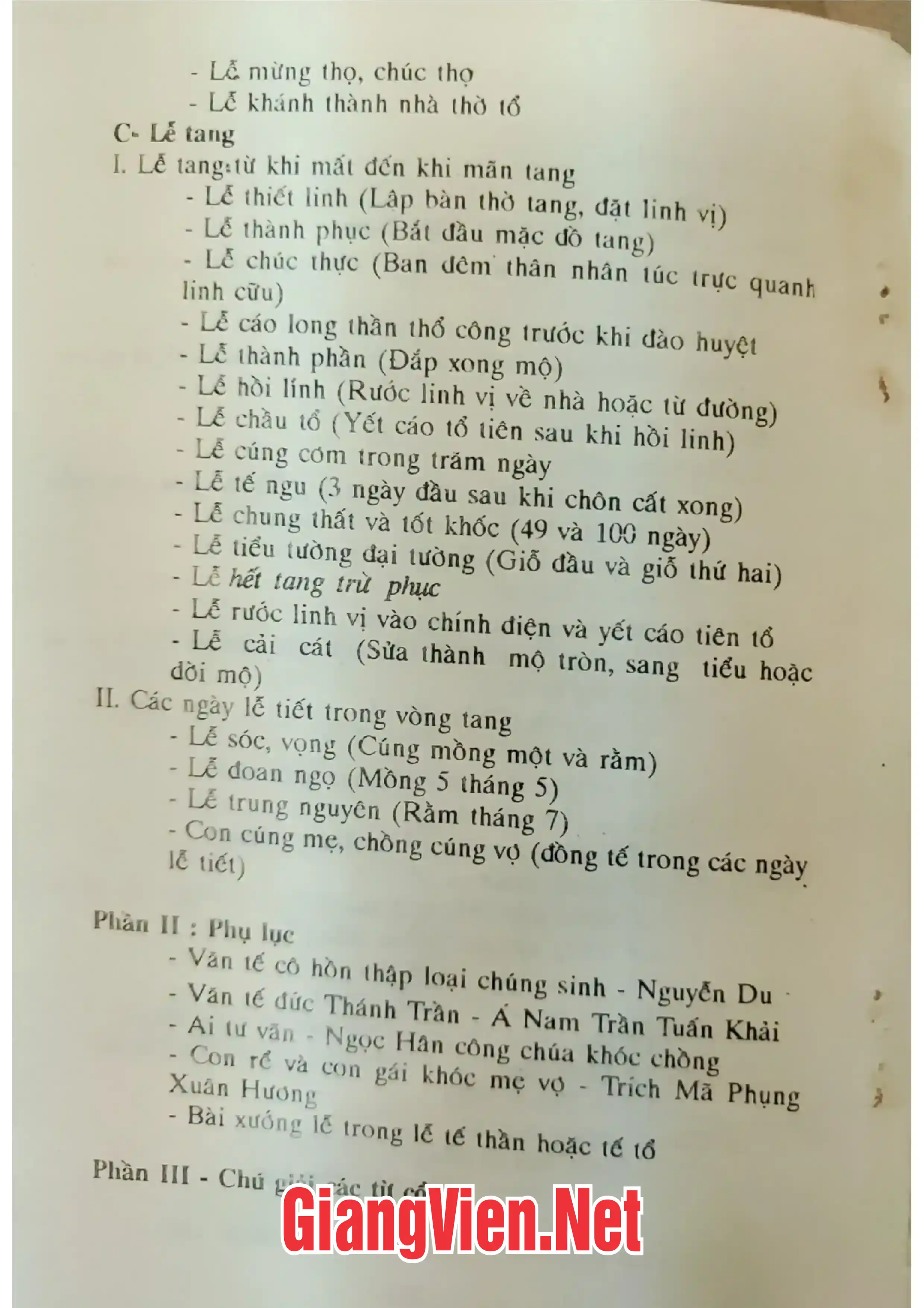 Ảnh minh họa nội dung cuốn sách: Phong tục cổ truyền Việt Nam - Tập văn cúng gia tiên