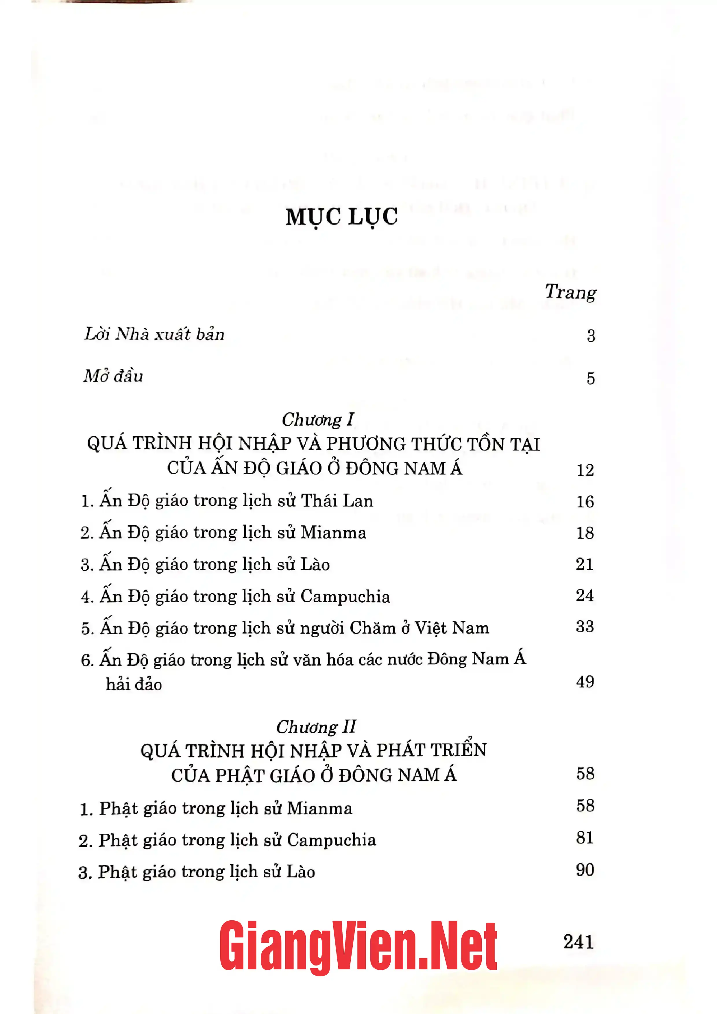 Ảnh minh họa nội dung cuốn sách: Bốn tôn giáo lớn ở Đông Nam á