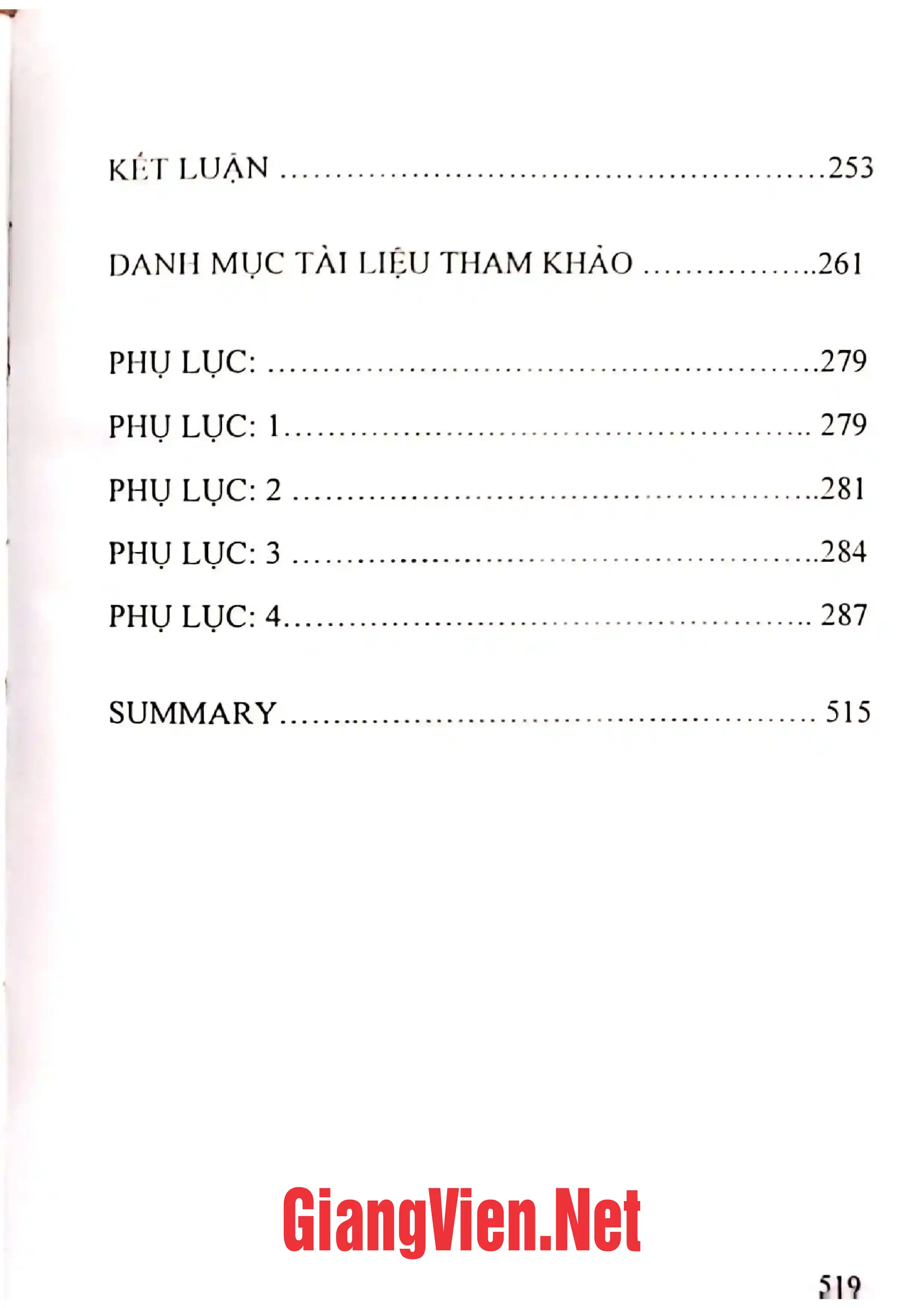 Mục lục chi tiết trang 2 sách Phong tục tập quán của người Tày Thanh ở Nghệ An