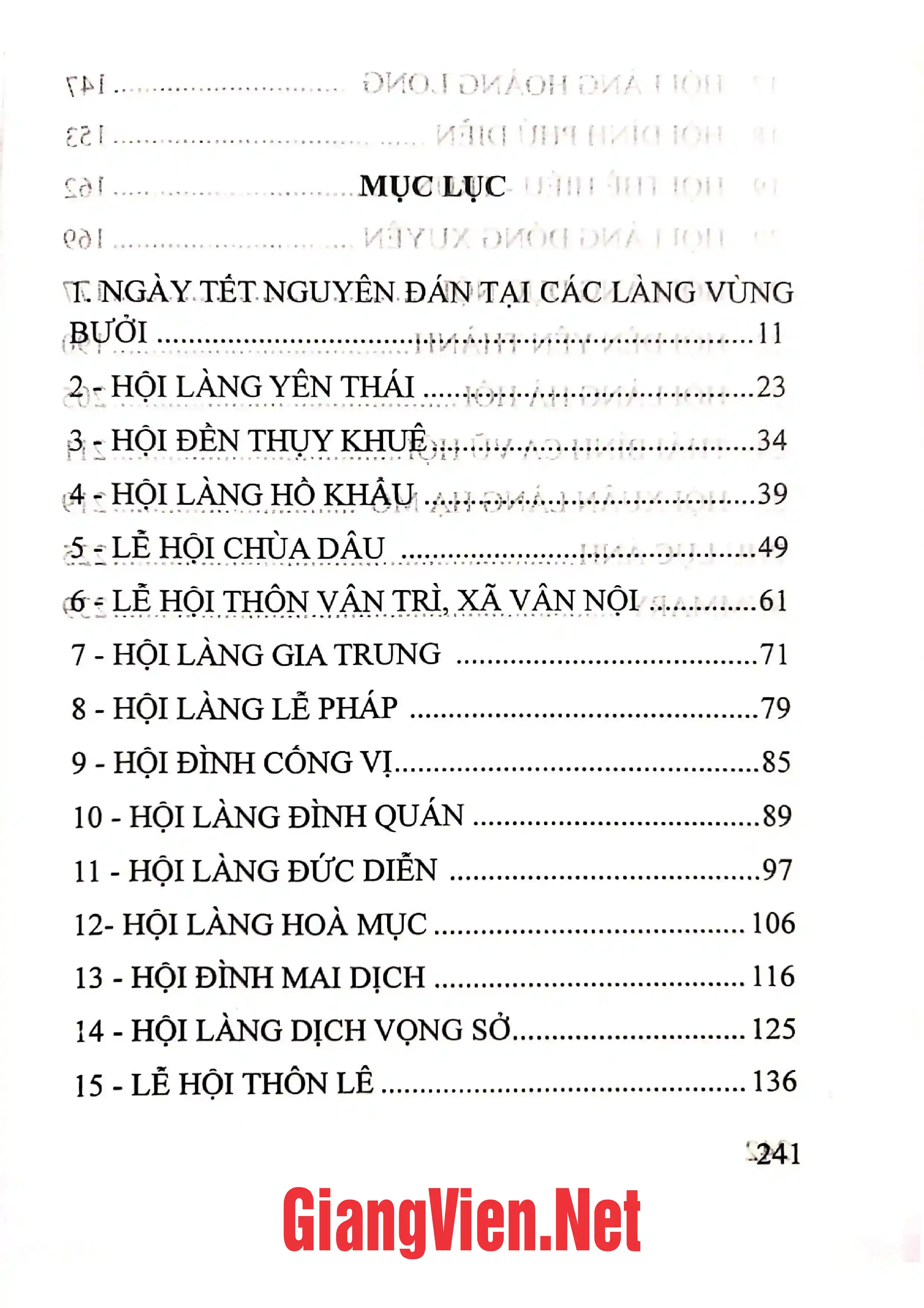 Ảnh minh họa nội dung cuốn sách: Hội làng