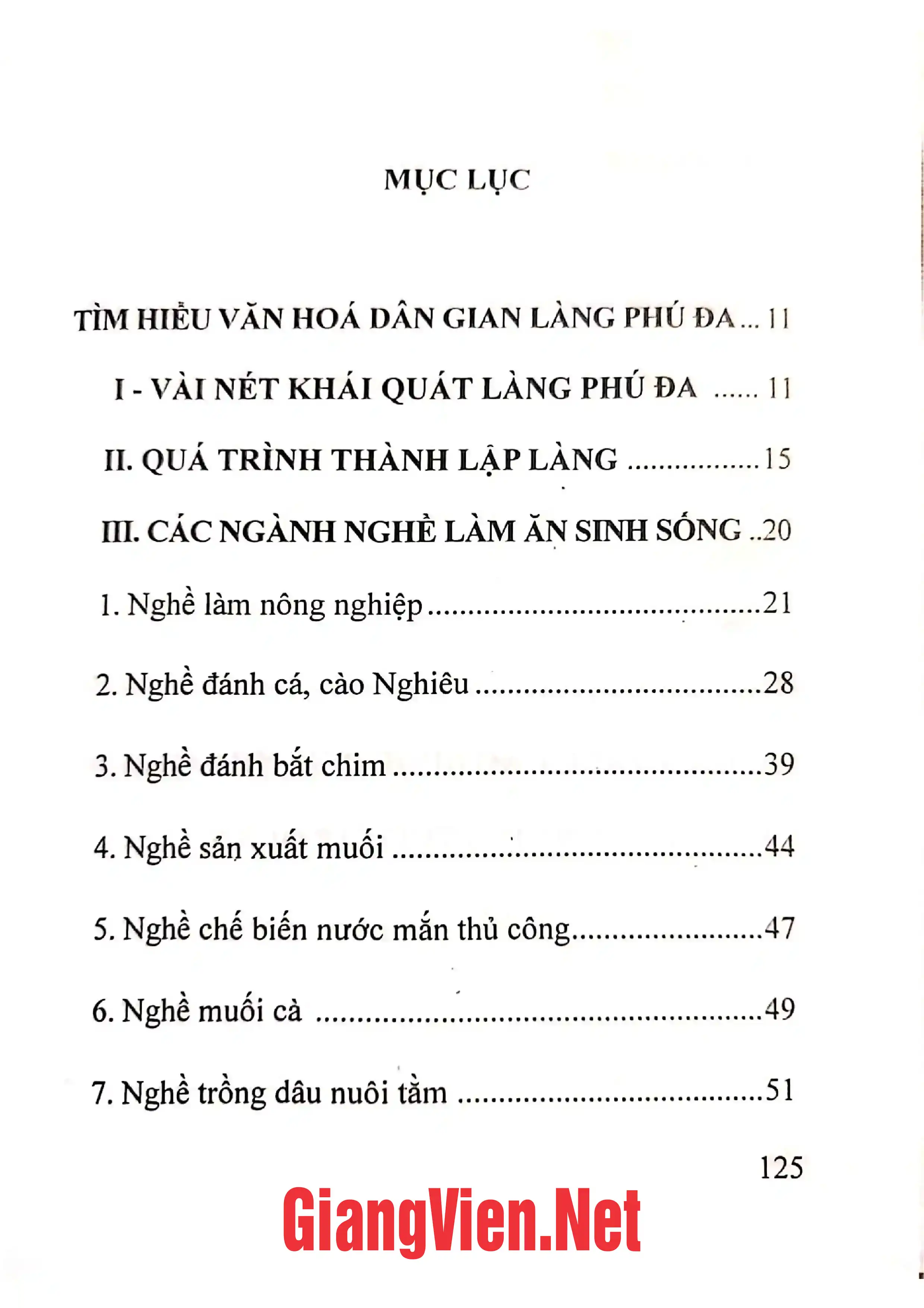 Ảnh minh họa nội dung cuốn sách: Tìm hiểu văn hóa dân gian làng Phú Đa