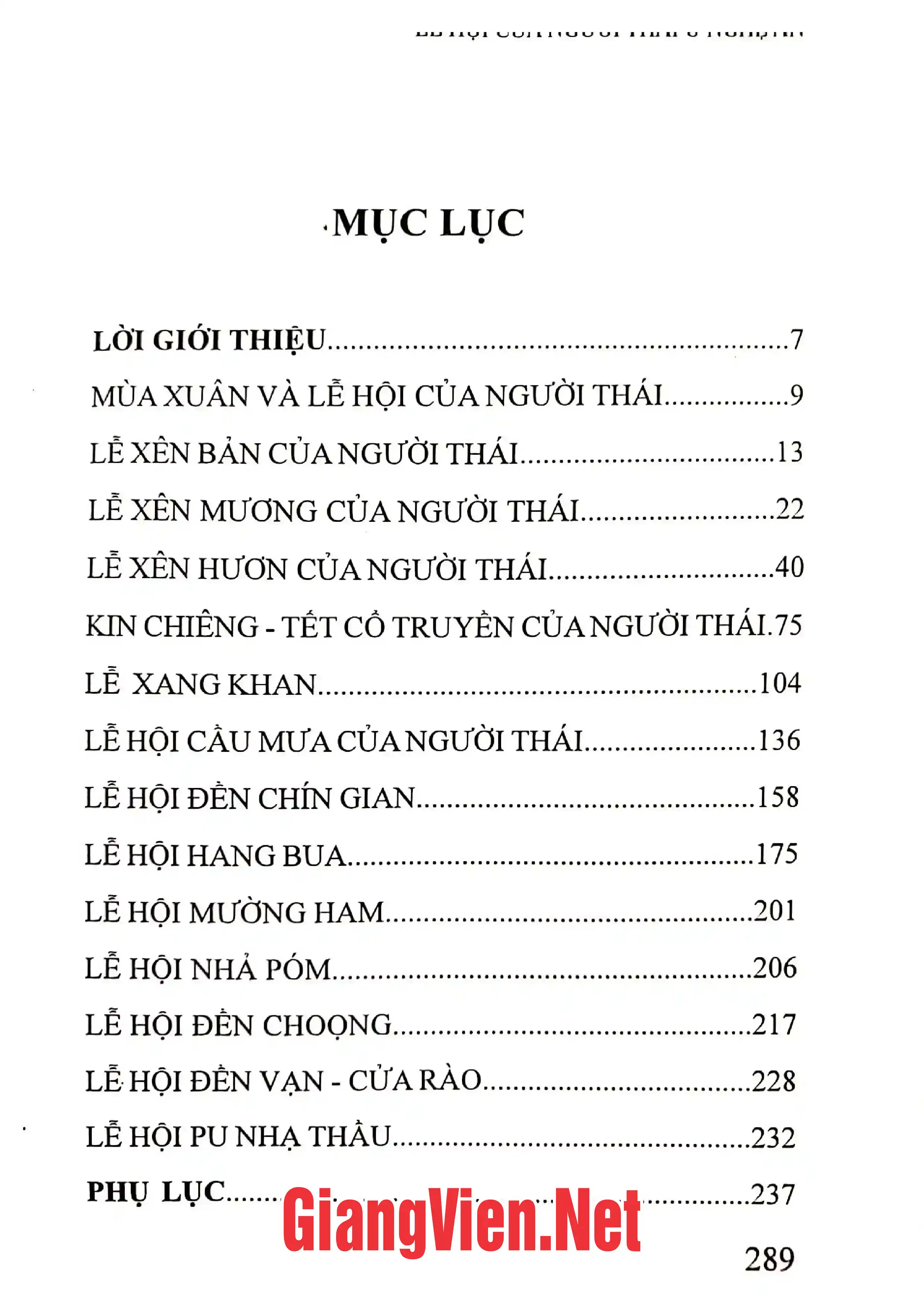 Ảnh minh họa nội dung cuốn sách: Lễ hội của người Thái ở Nghệ An